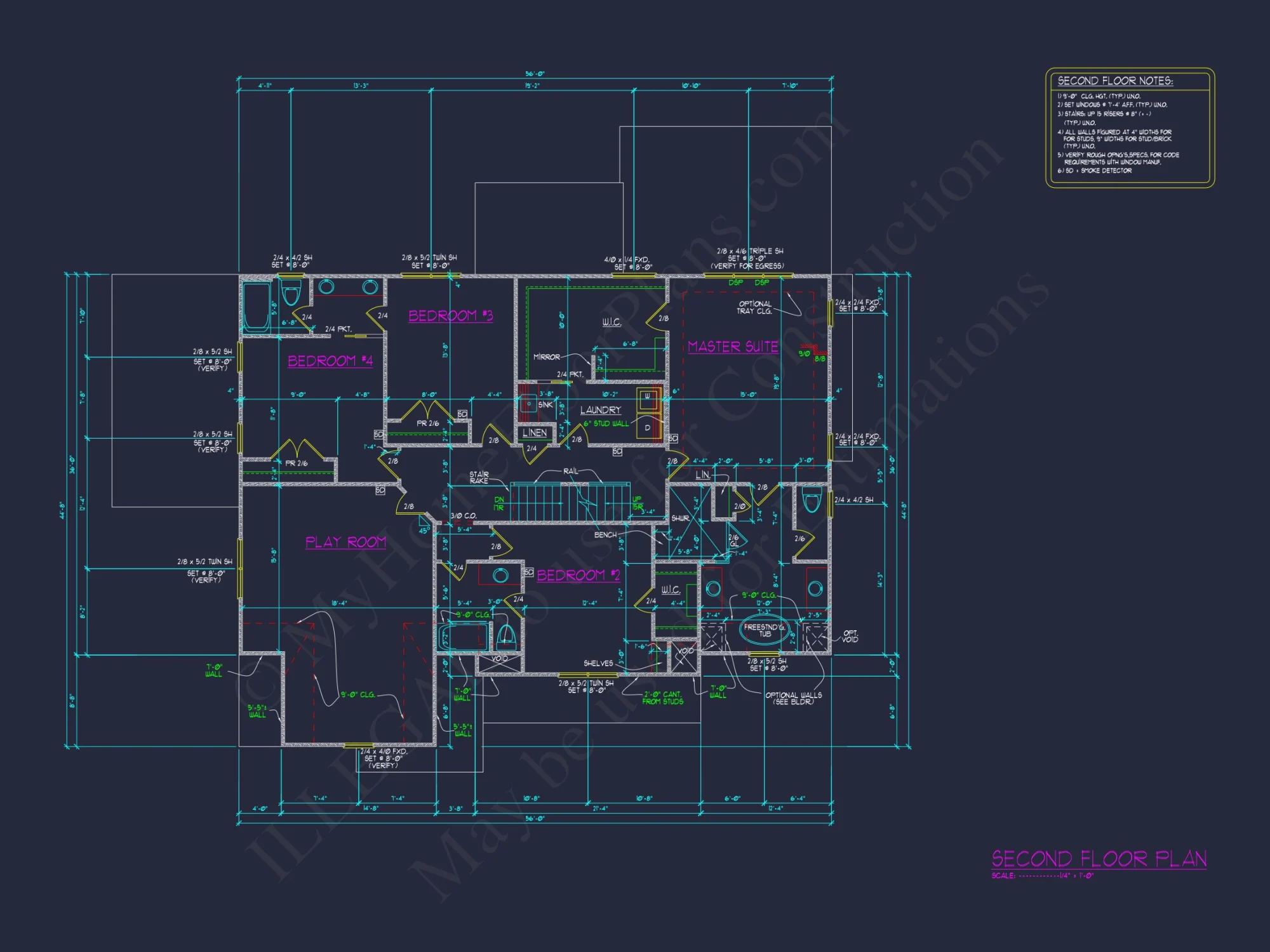Modern Suburban house Plan with Spacious Layout and CAD Design