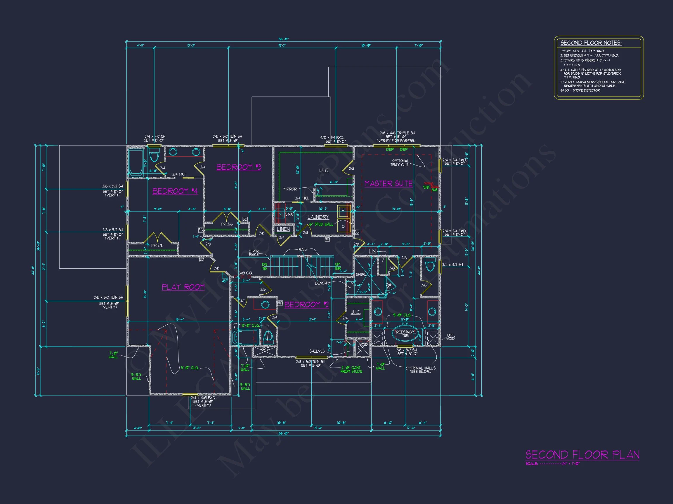 Modern Suburban house Plan with Spacious Layout and CAD Design