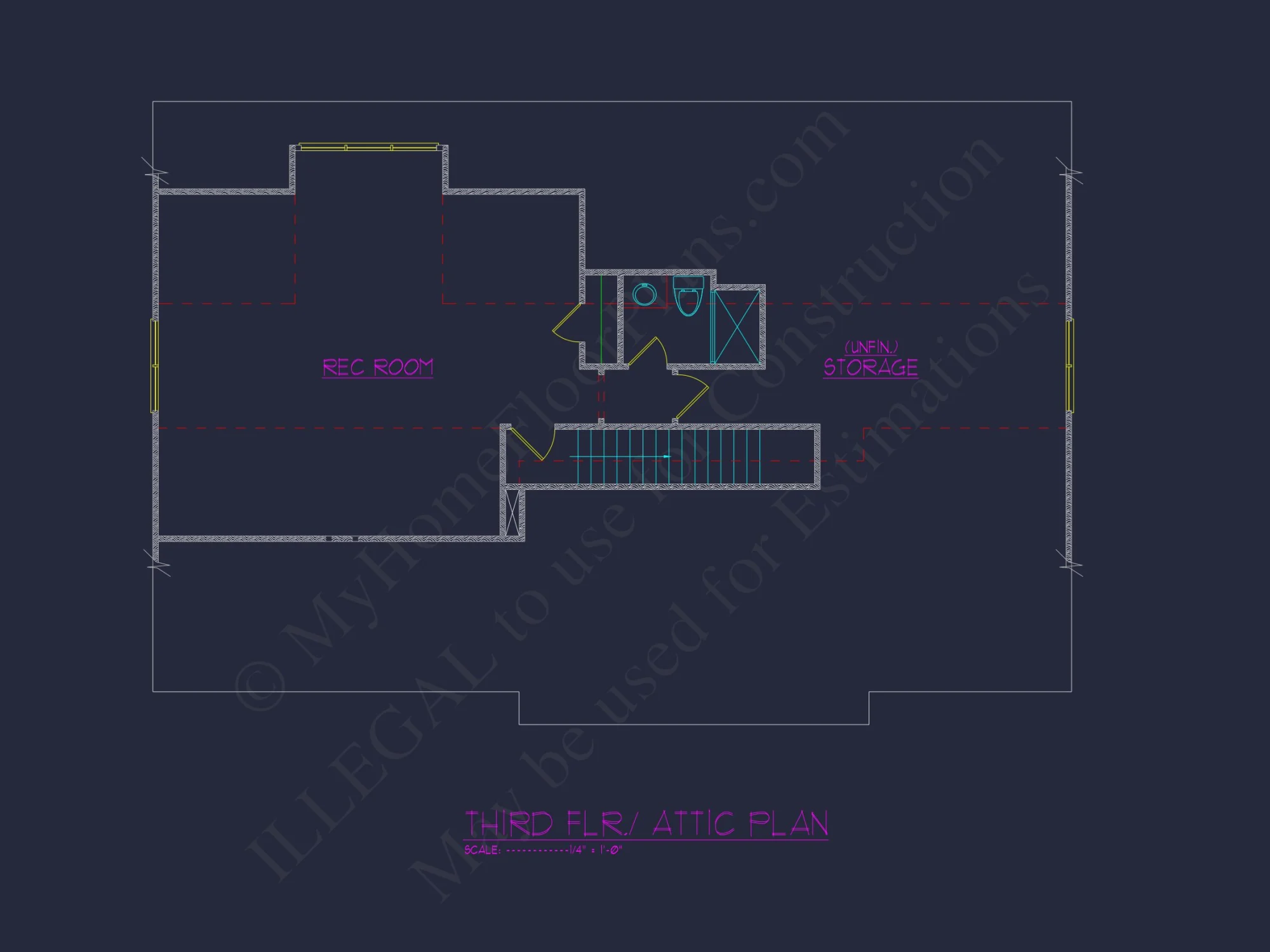 Modern Suburban house Plan with Spacious Layout and CAD Design