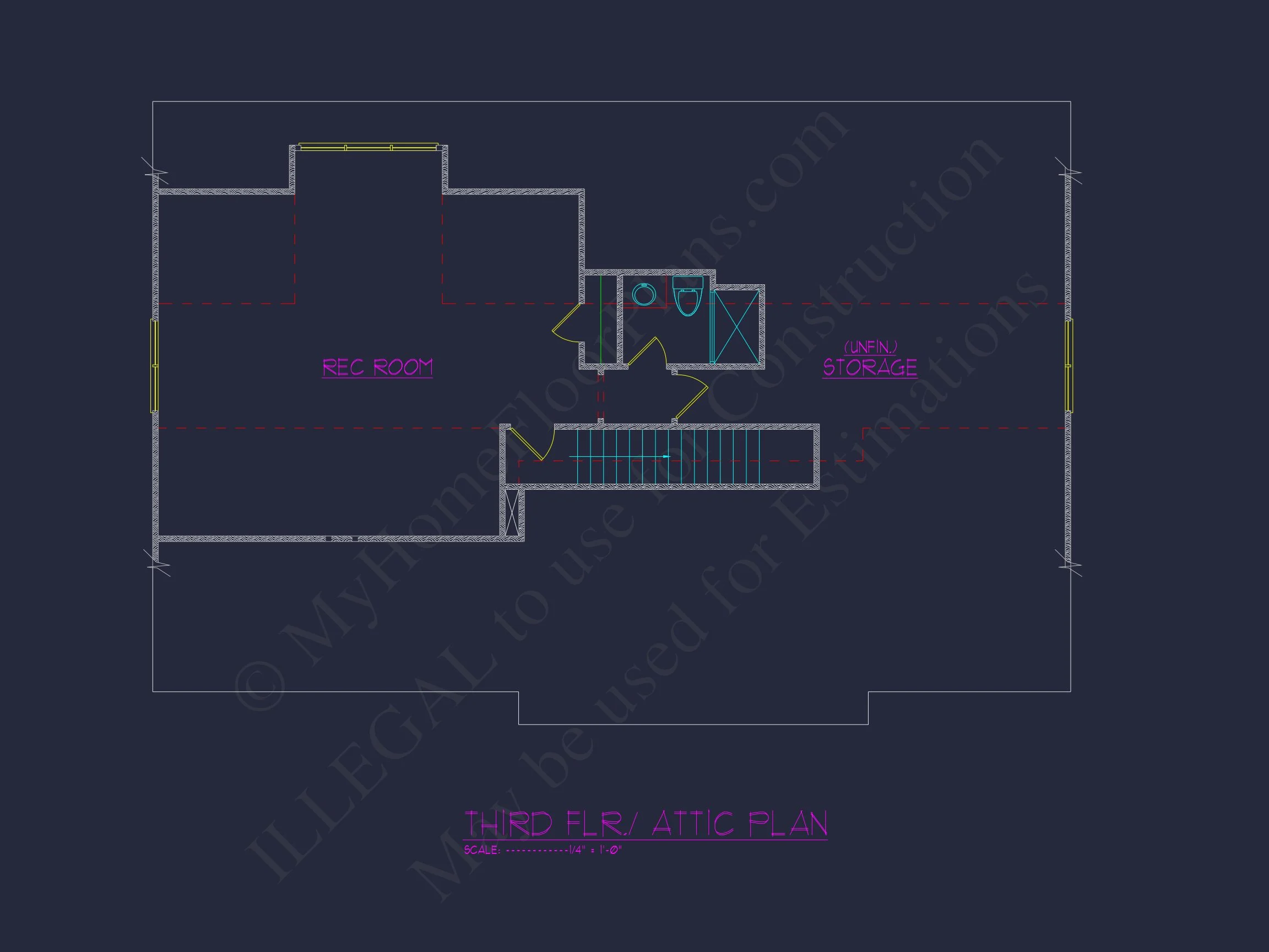 Modern Suburban house Plan with Spacious Layout and CAD Design