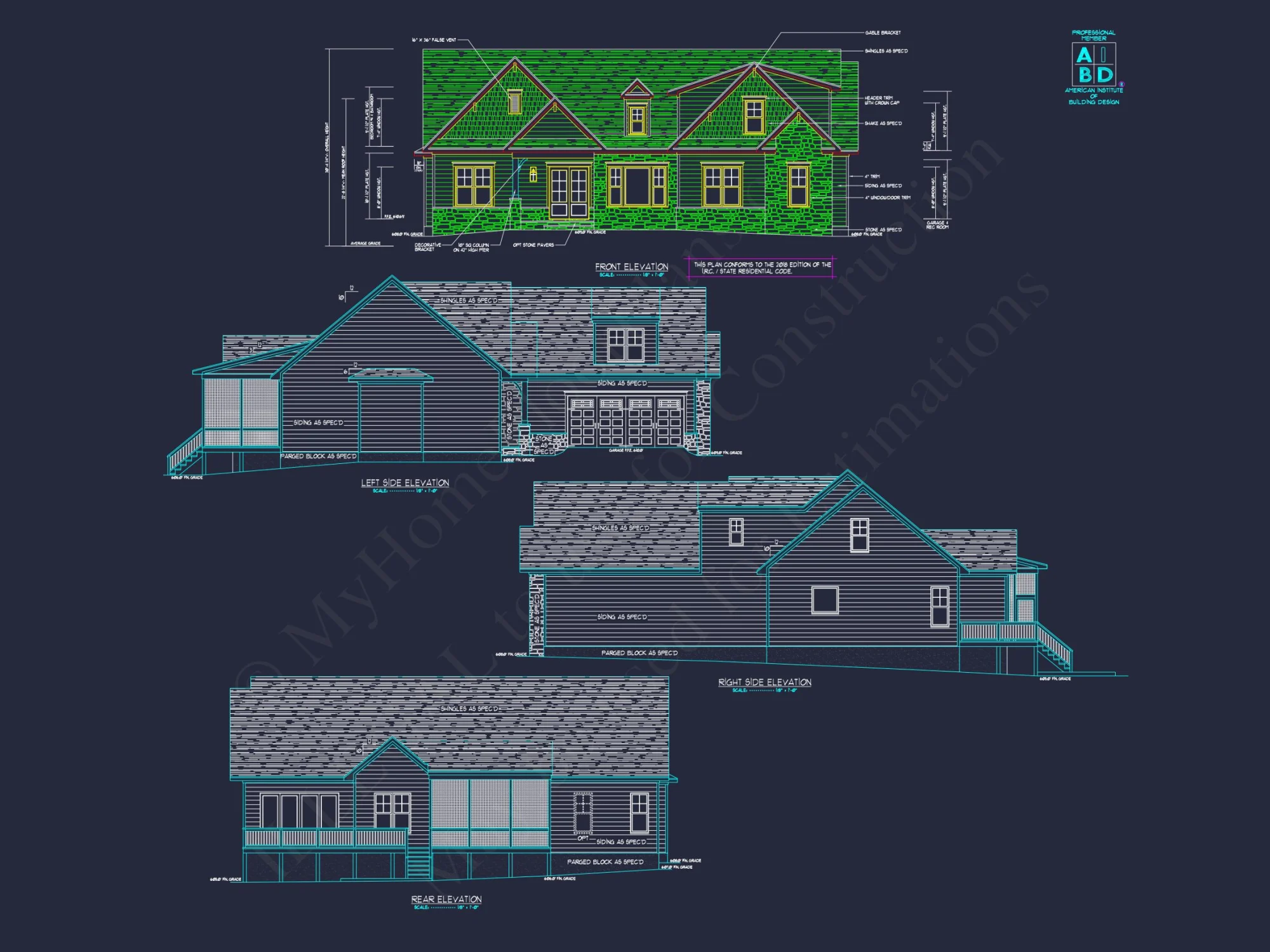Beautiful house Plan with Floor Plan, CAD, and Architecture Designs