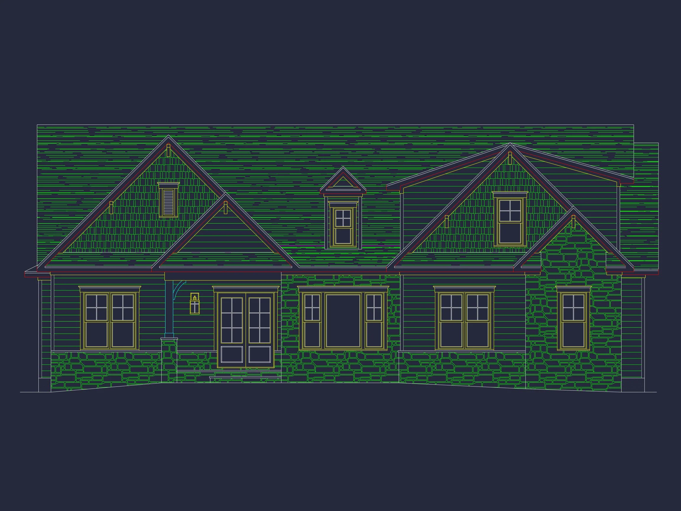 20-1322 HOUSE PLAN - Beautiful House Plan with Floor Plan, CAD, and Architecture Designs 4 Beautiful house Plan with Floor Plan, CAD, and Architecture Designs