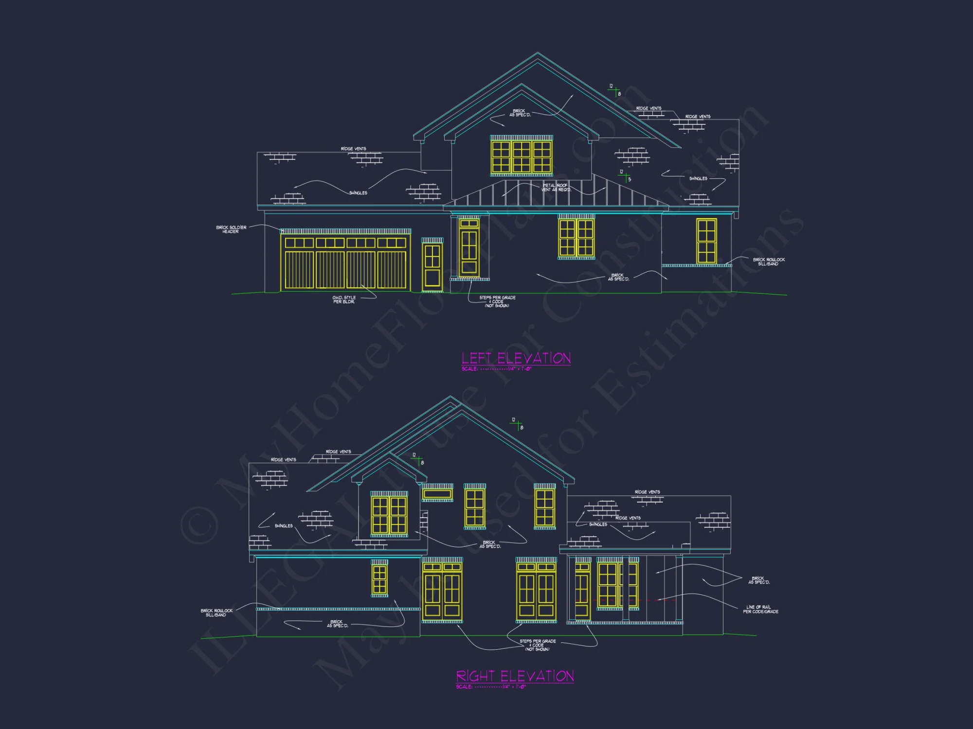 Luxury house Design with Floor Plan Blueprint and CAD Features