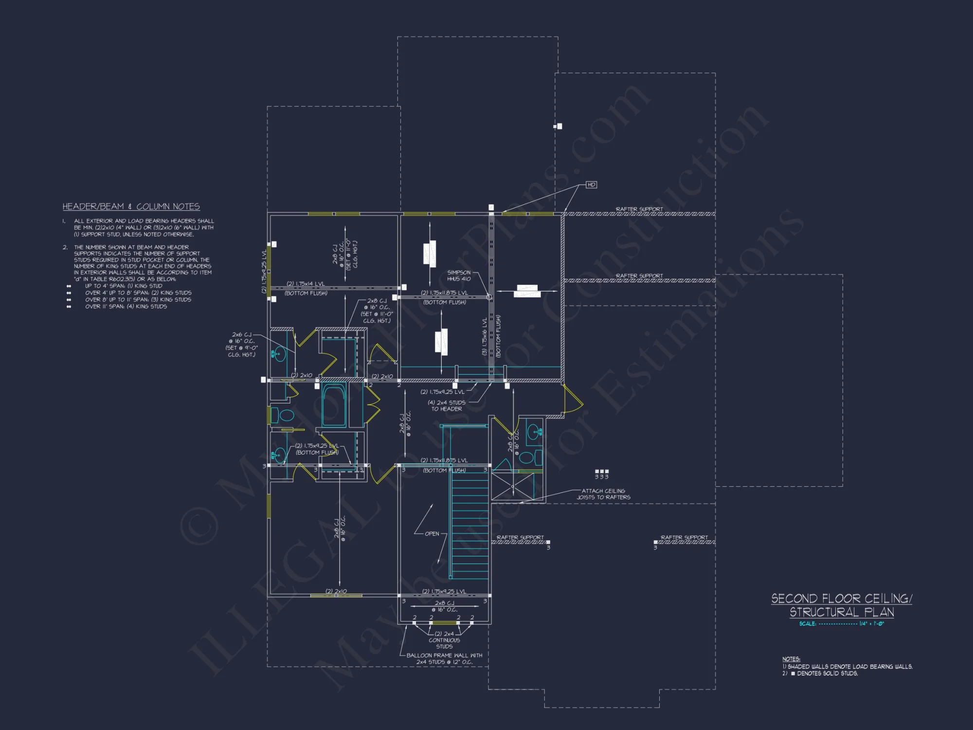 Modern Craftsman house Plan with Spacious Floor Plan & CAD Designs