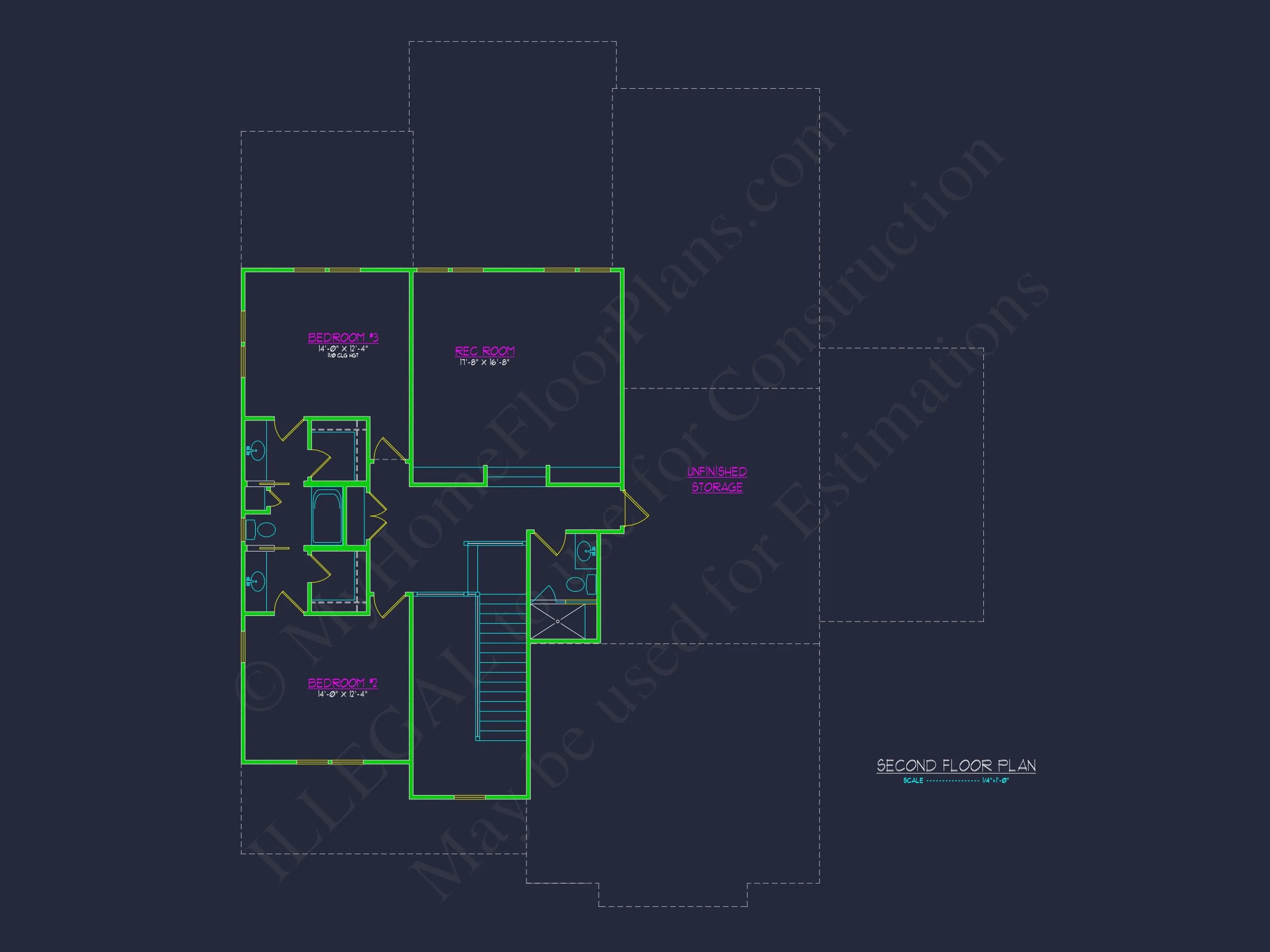 Modern Craftsman house Plan with Spacious Floor Plan & CAD Designs