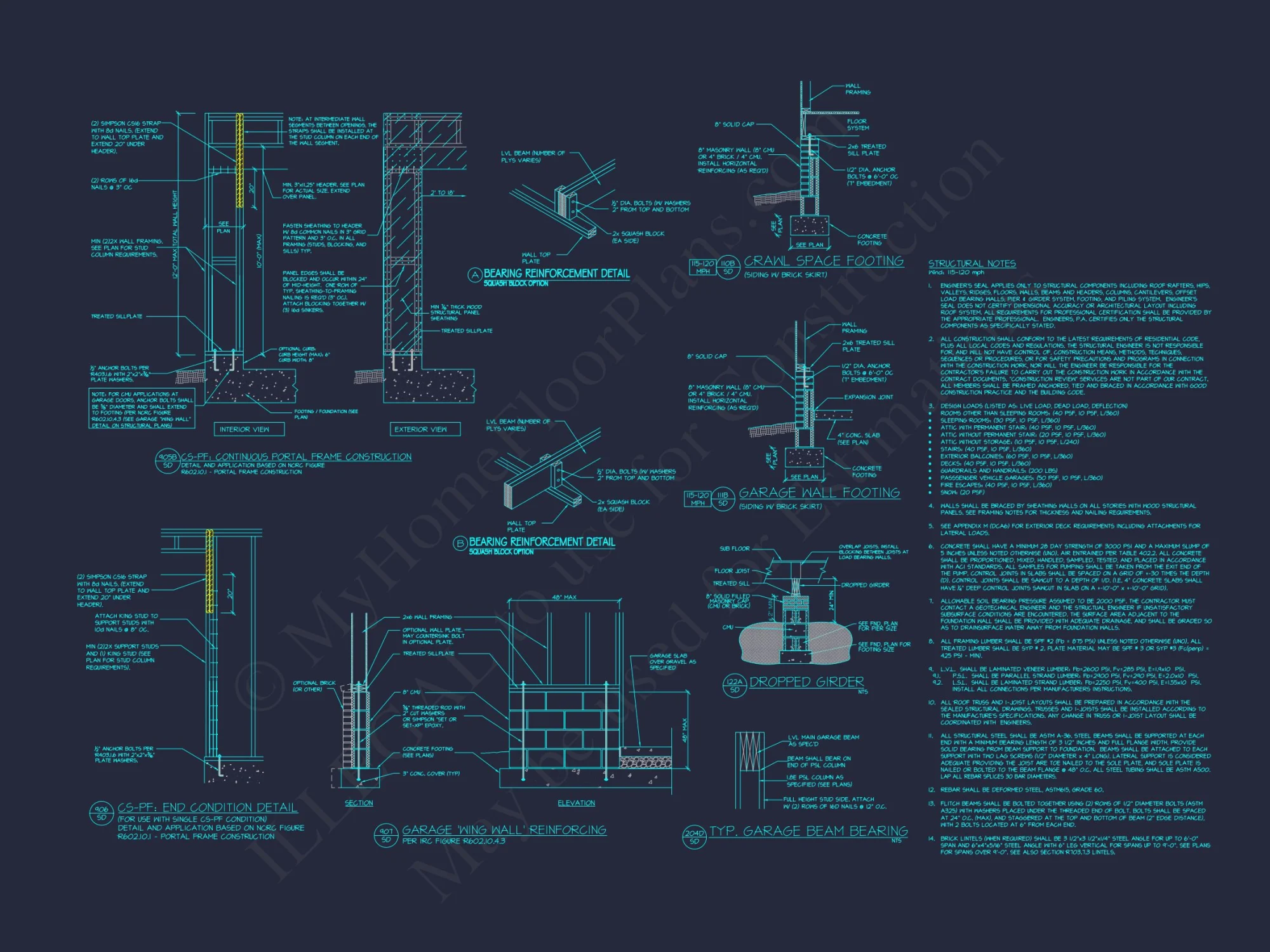 Modern Architectural house Plan with 2 Floors and 4 Beds