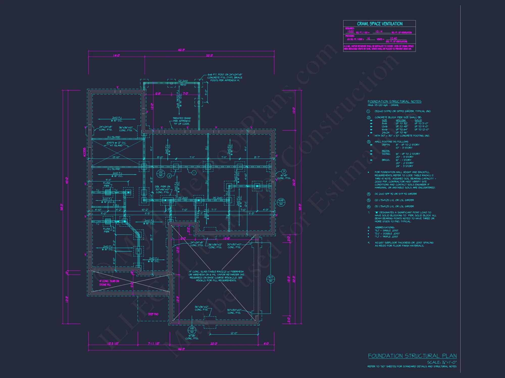 Modern Architectural house Plan with 2 Floors and 4 Beds
