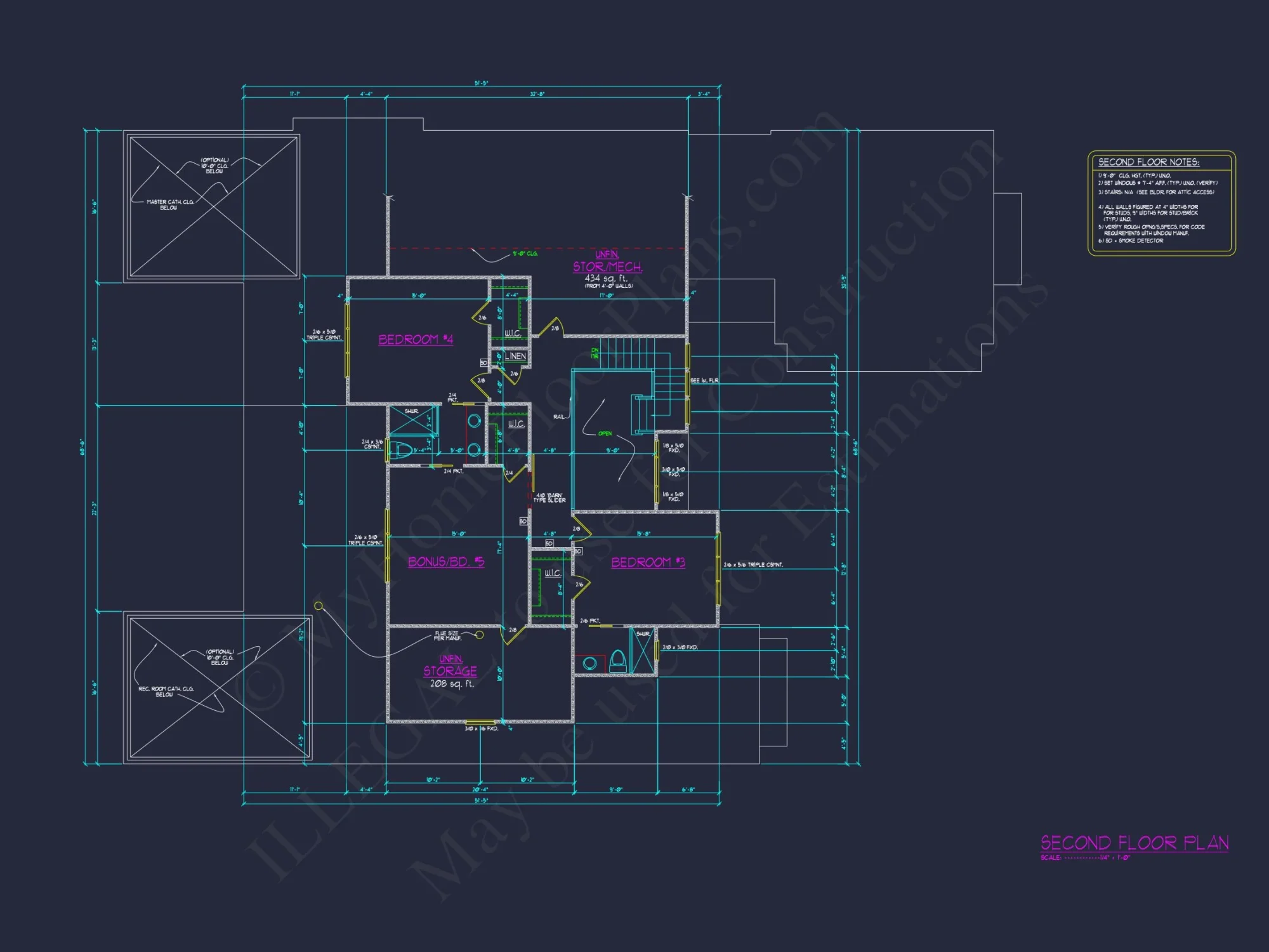 Modern Craftsman house Plan with 2-Story Blueprint Designs