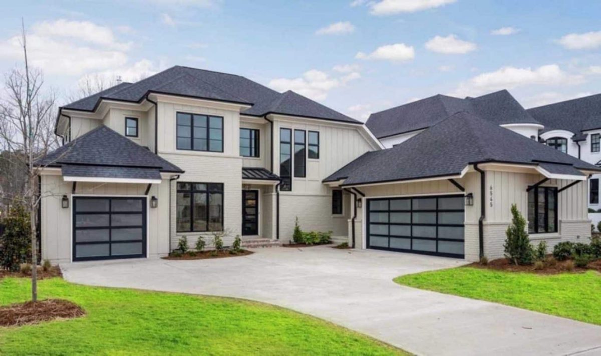 Modern Craftsman house Plan with 2-Story Blueprint Designs