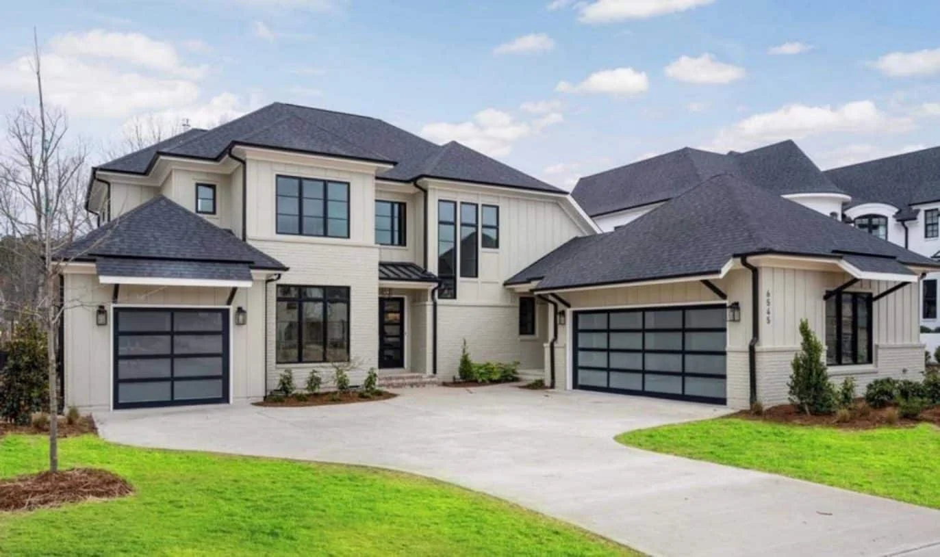 Modern Craftsman house Plan with 2-Story Blueprint Designs