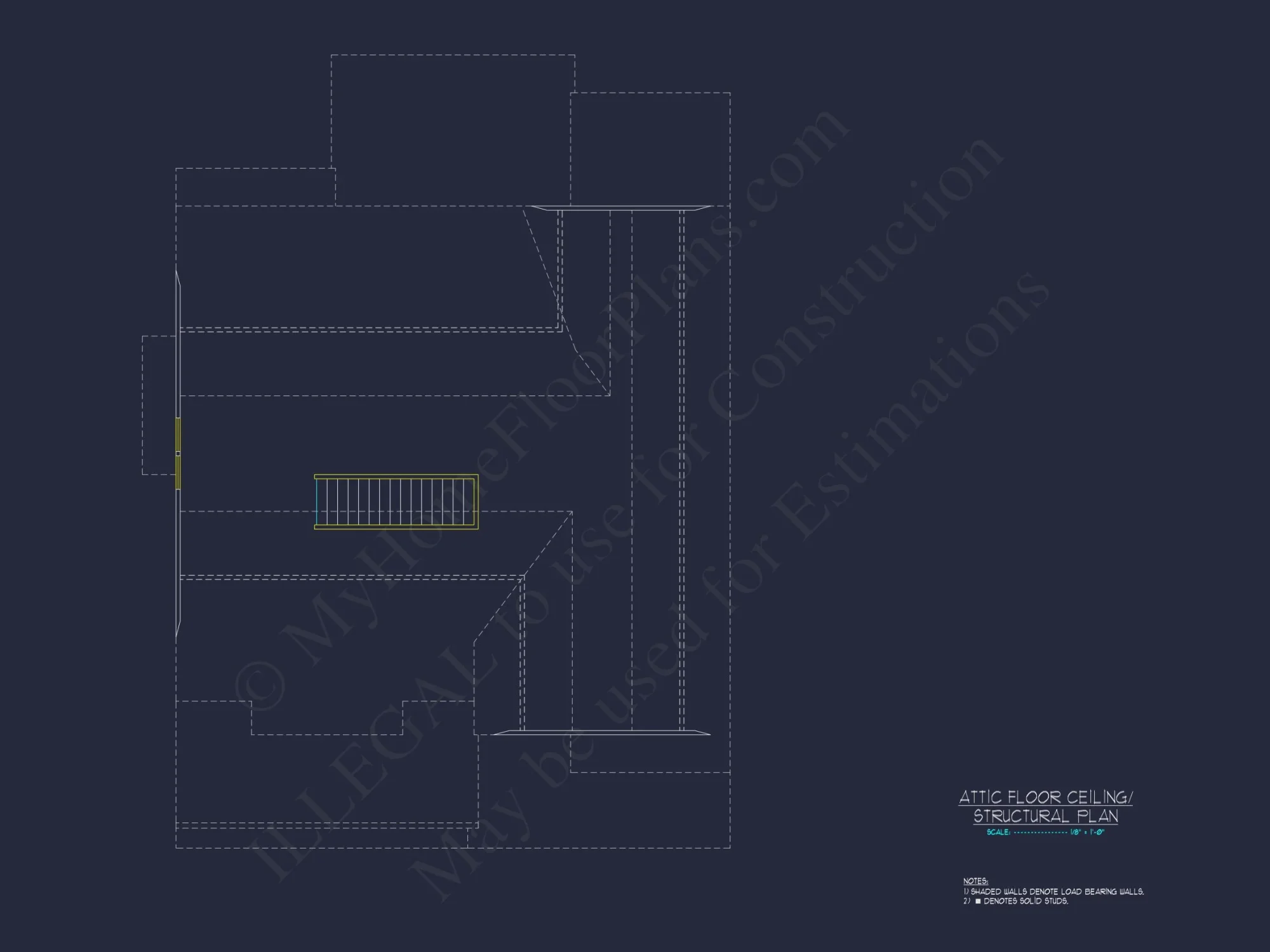 Modern Craftsman house Plan with Open Floor Plan & CAD Design