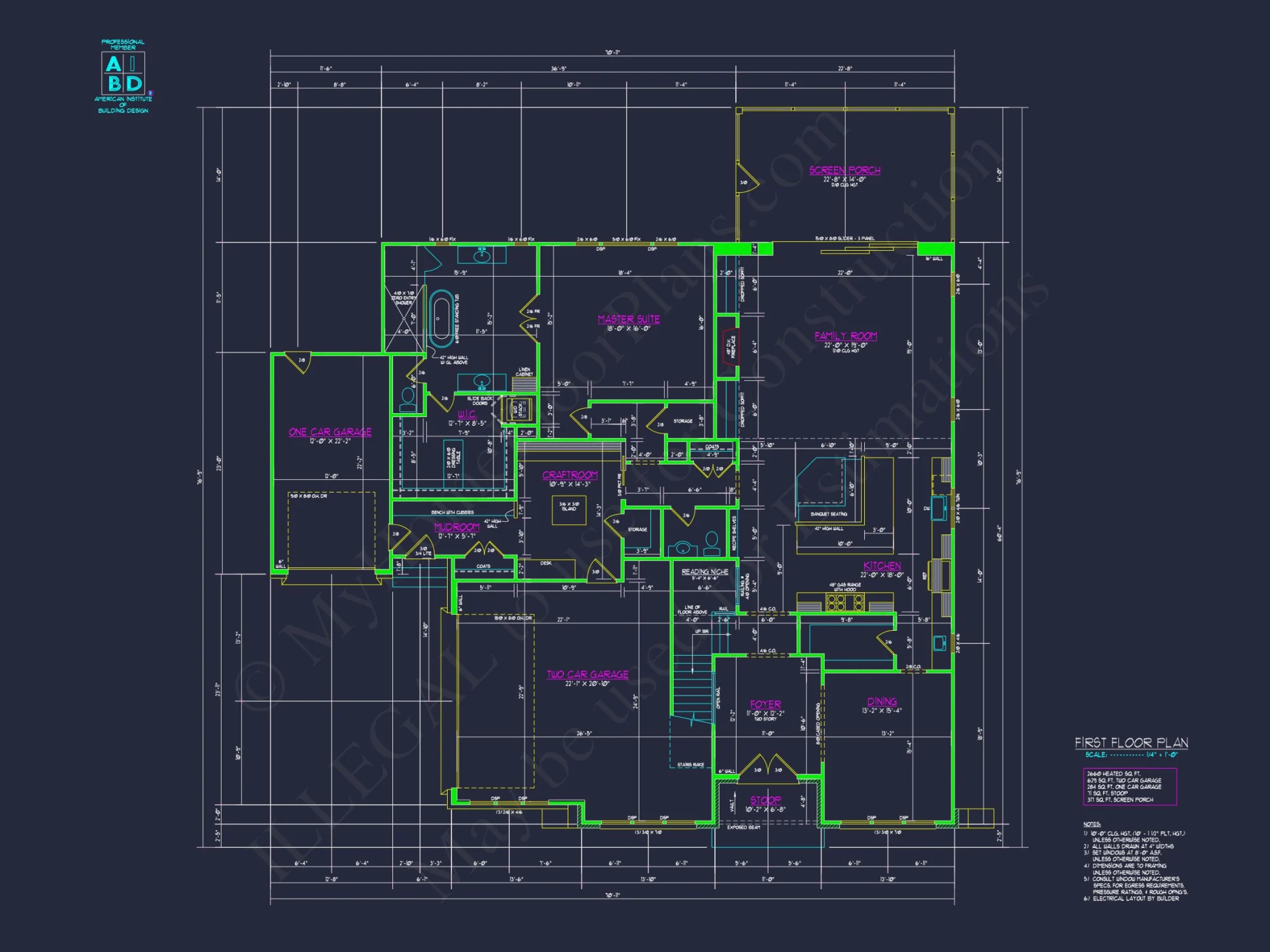 Spacious Tudor-Inspired Floor Plan with 4 Bedrooms and 3 Garages