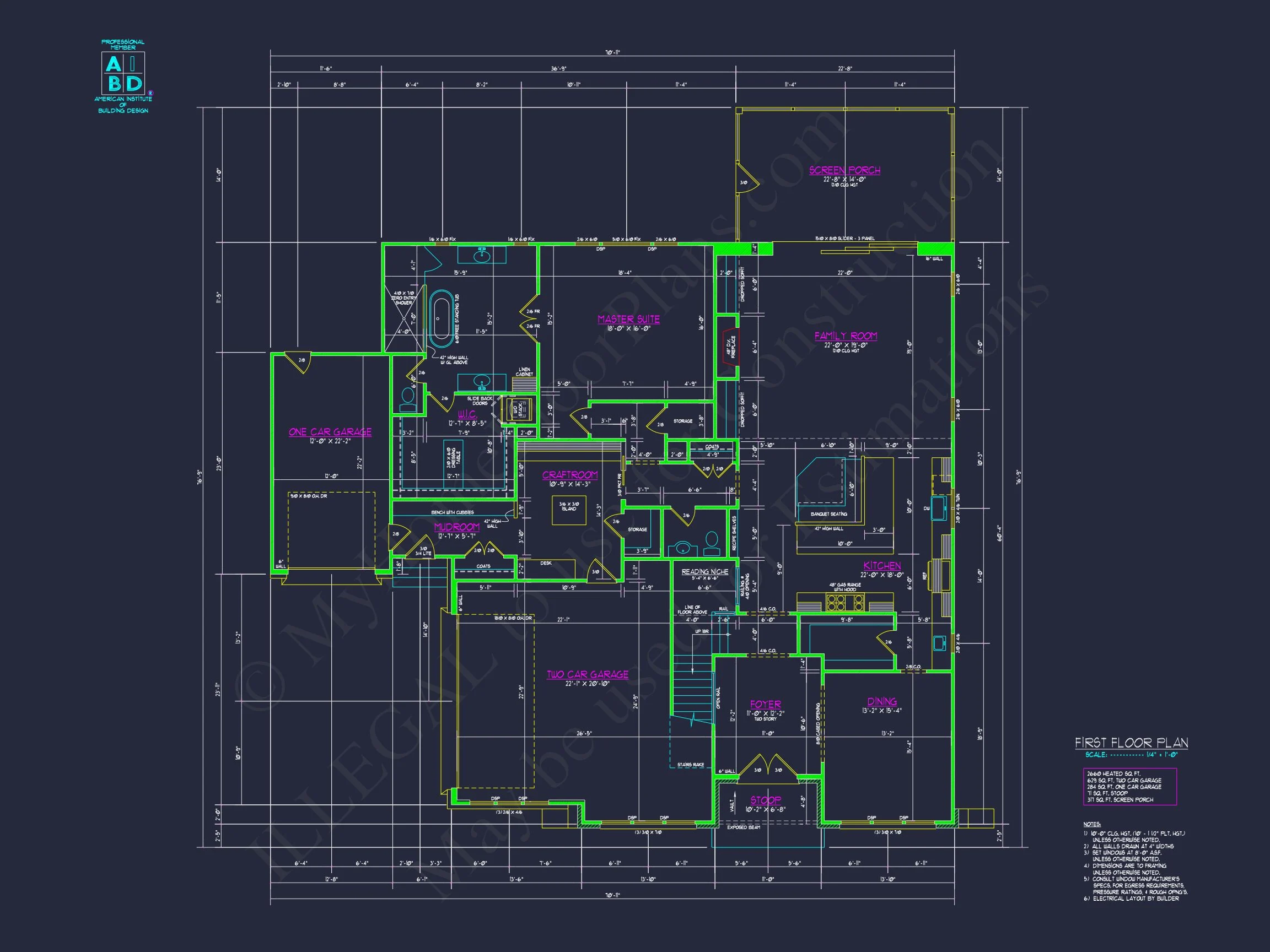 20-1205 HOUSE PLAN - Spacious Tudor-Inspired Floor Plan with 4 Bedrooms and 3 Garages 5 Spacious Tudor-Inspired Floor Plan with 4 Bedrooms and 3 Garages