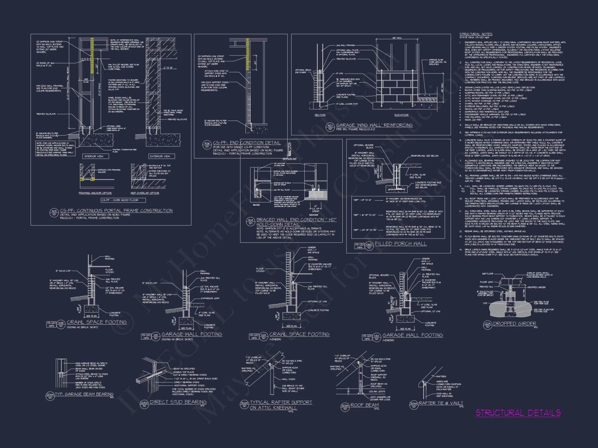 Elegant 3-Story Modern Craftsman house Plan with 5 Bedrooms
