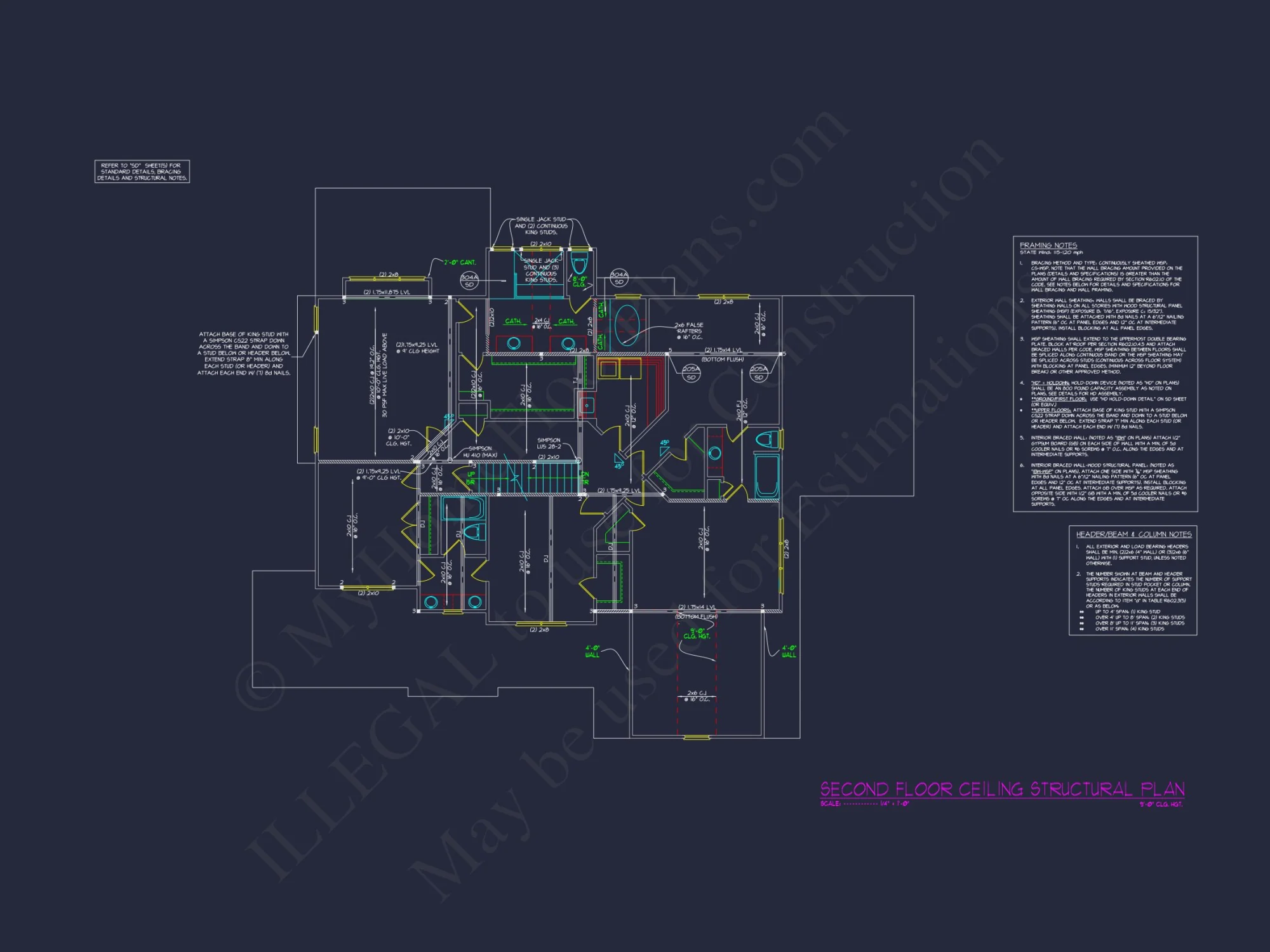 Elegant house Plan with Blueprint CAD Architecture Designs