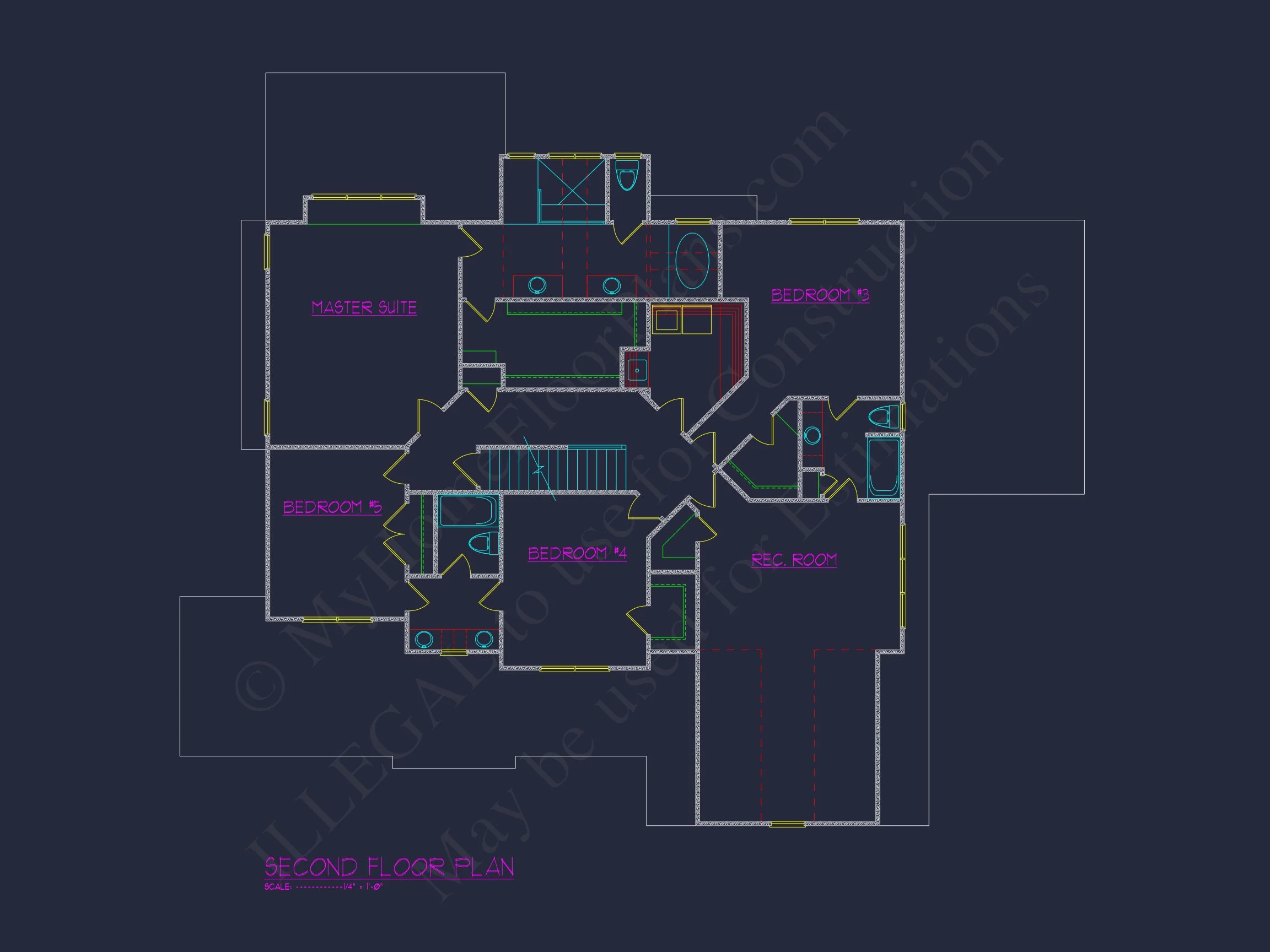 20-1128 HOUSE PLAN - Elegant House Plan with Blueprint CAD Architecture Designs 8 Elegant house Plan with Blueprint CAD Architecture Designs