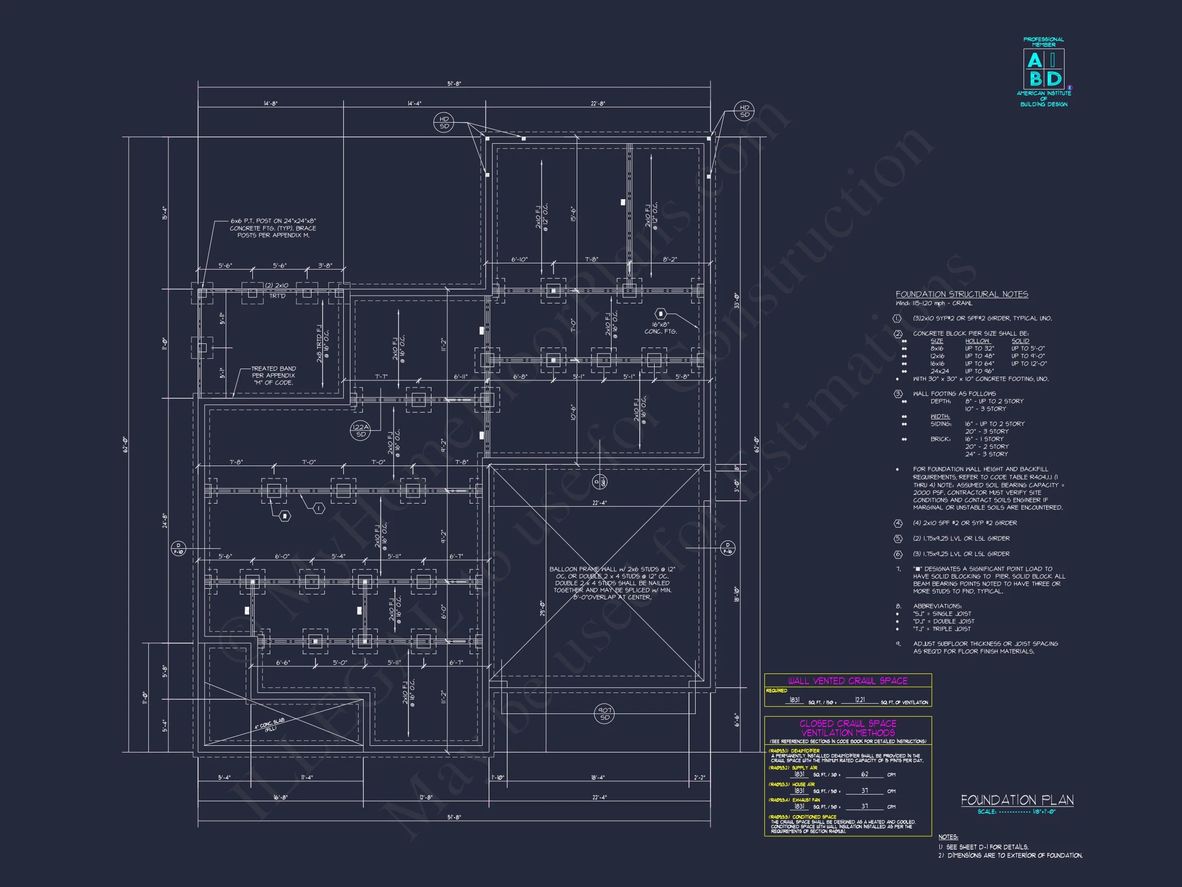 Modern house Architectural CAD Plan with 2 Floors & 4 Beds
