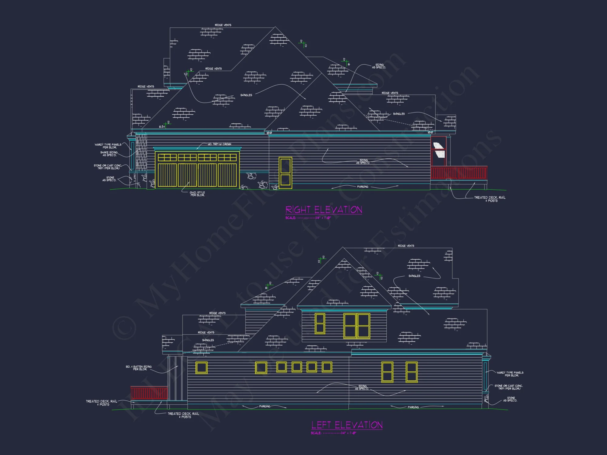 Craftsman house Plan with Spacious Floor Plans and CAD Designs