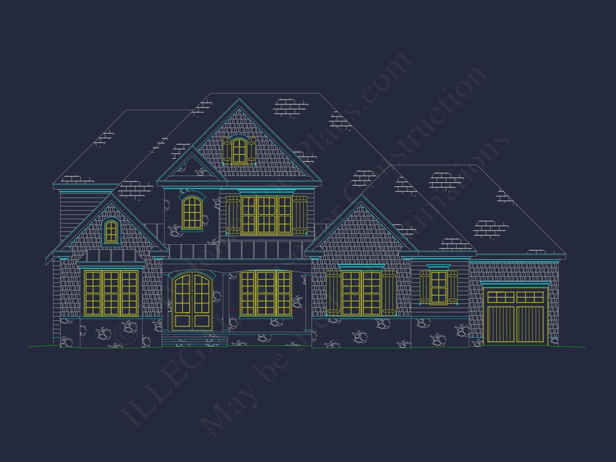 Craftsman house Plan with Spacious Floor Plans and CAD Designs