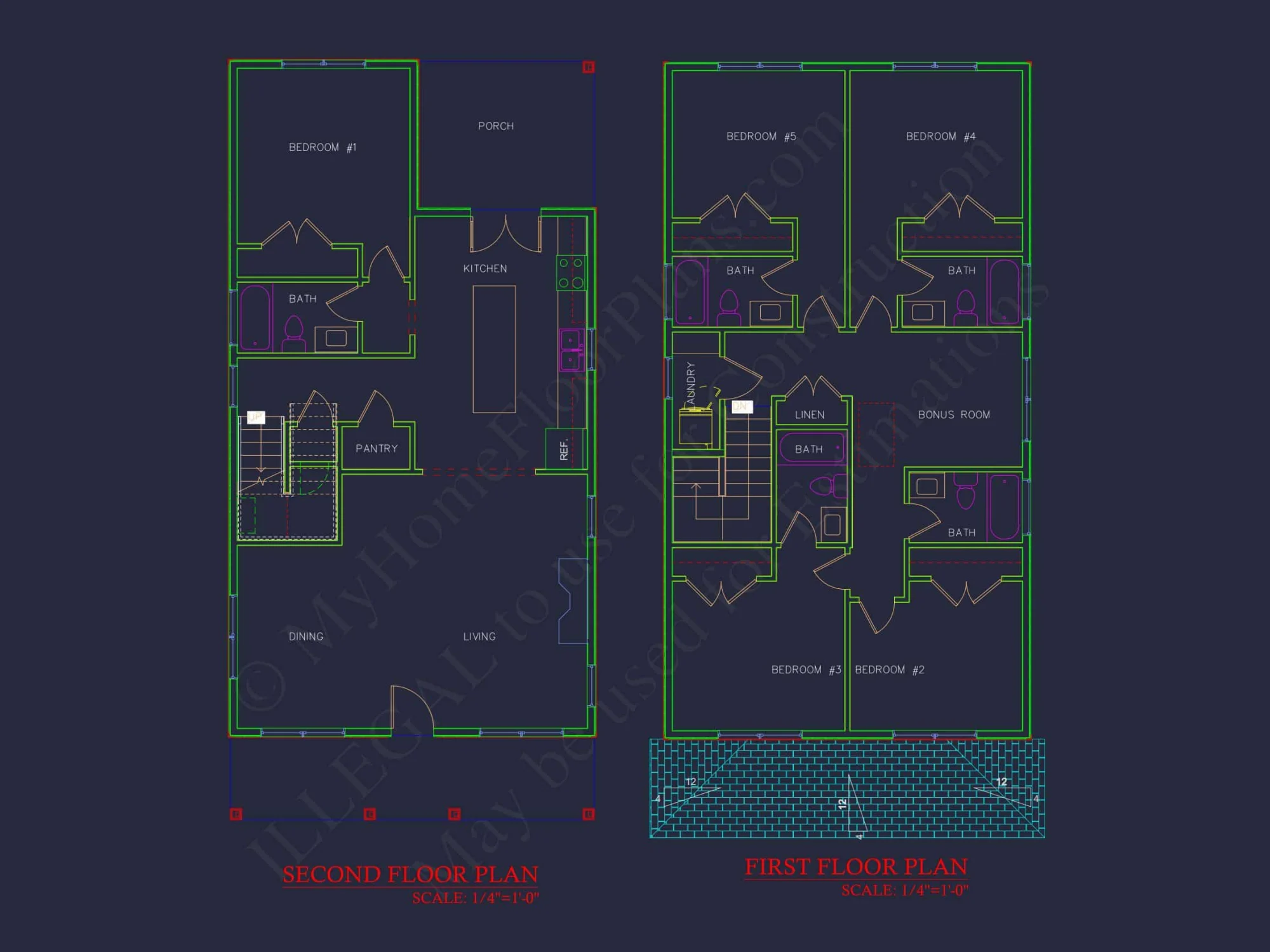Charming house Plan with 5 Bedrooms and Modern Floor Designs