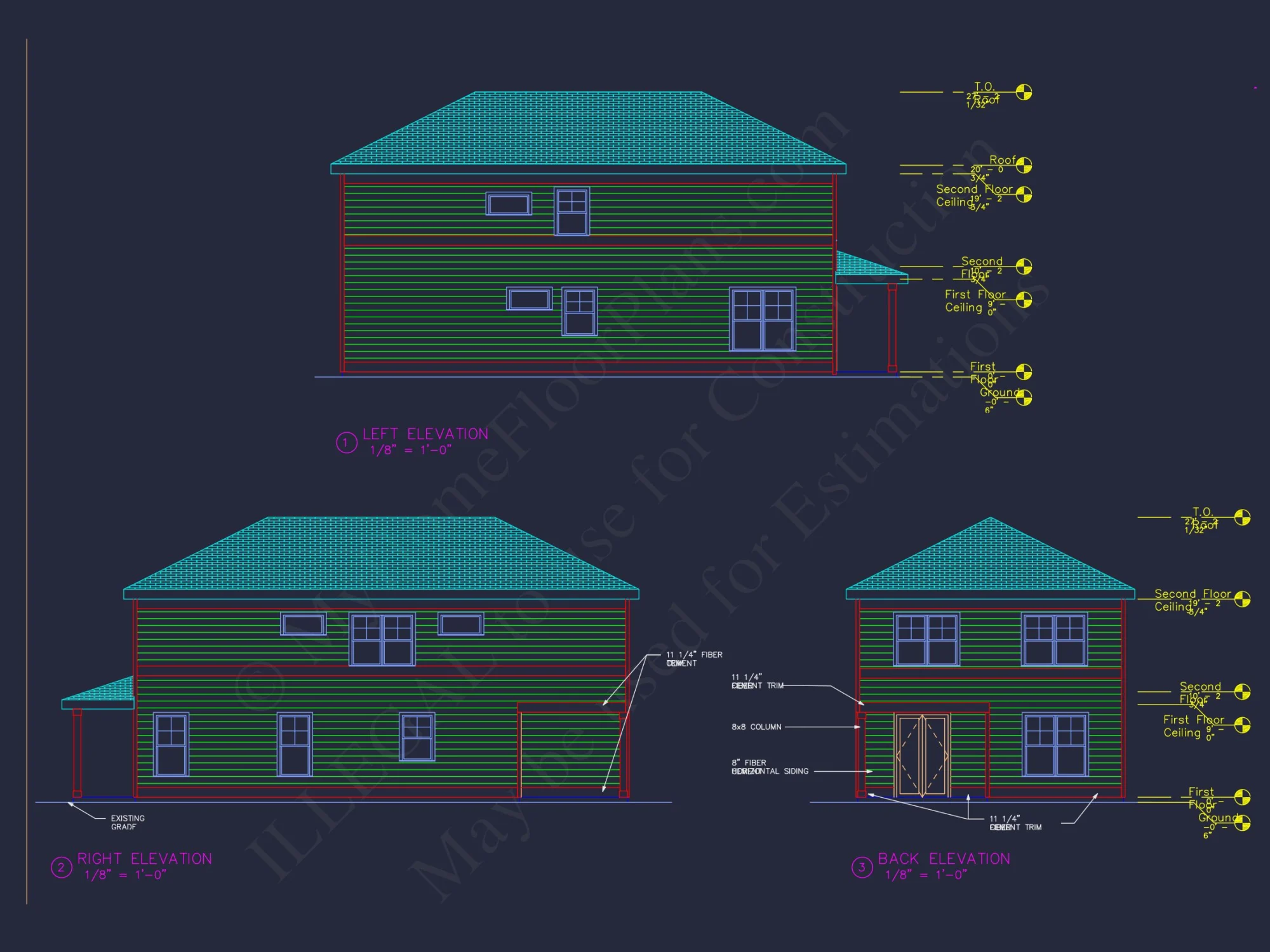 Charming house Plan with 5 Bedrooms and Modern Floor Designs