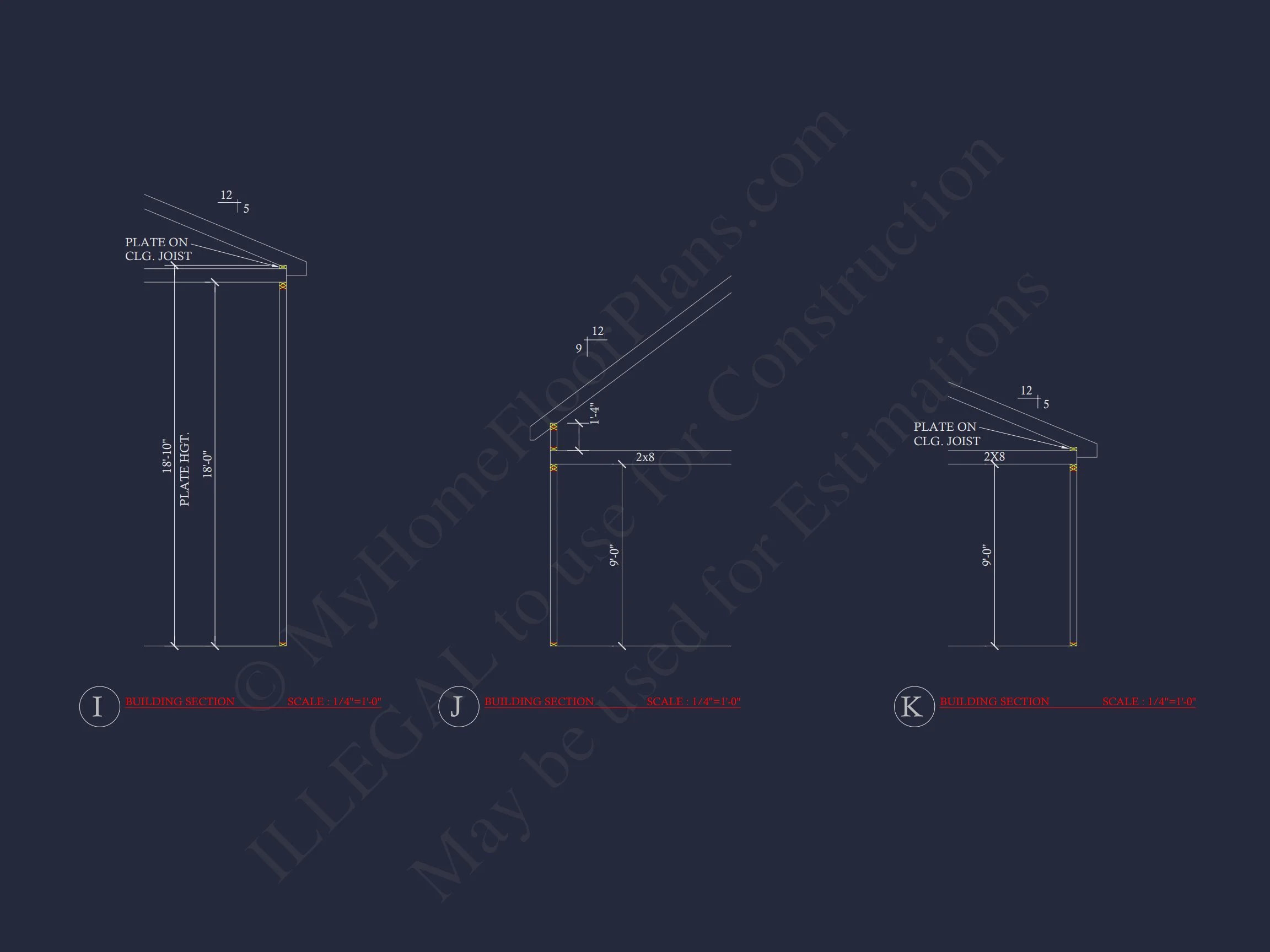 20-1001 HOUSE PLAN - Stunning House Plan with 2 Floors, CAD Blueprint & Designs 10 Stunning house Plan with 2 Floors, CAD Blueprint & Designs