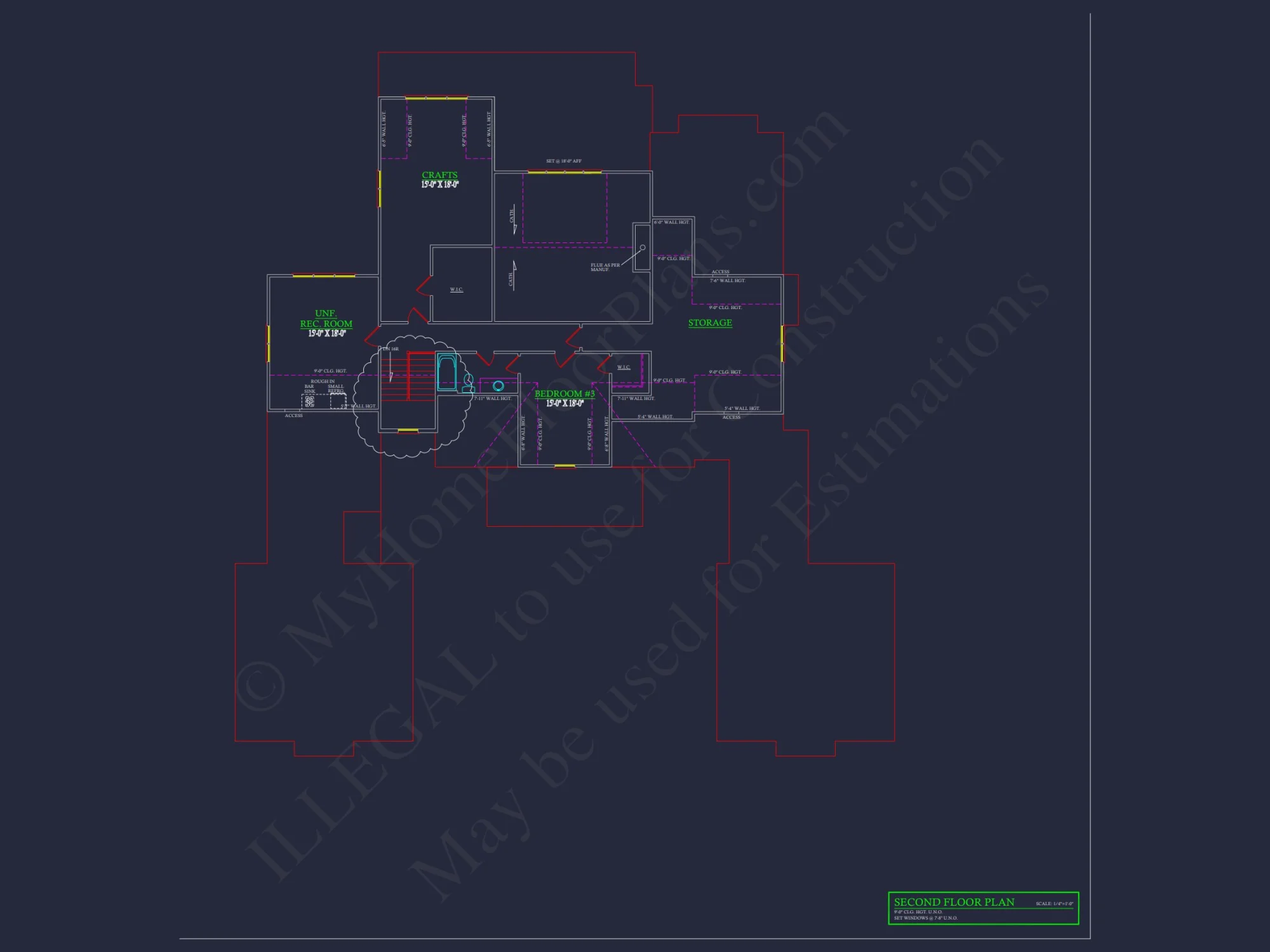 Stunning house Plan with 2 Floors, CAD Blueprint & Designs