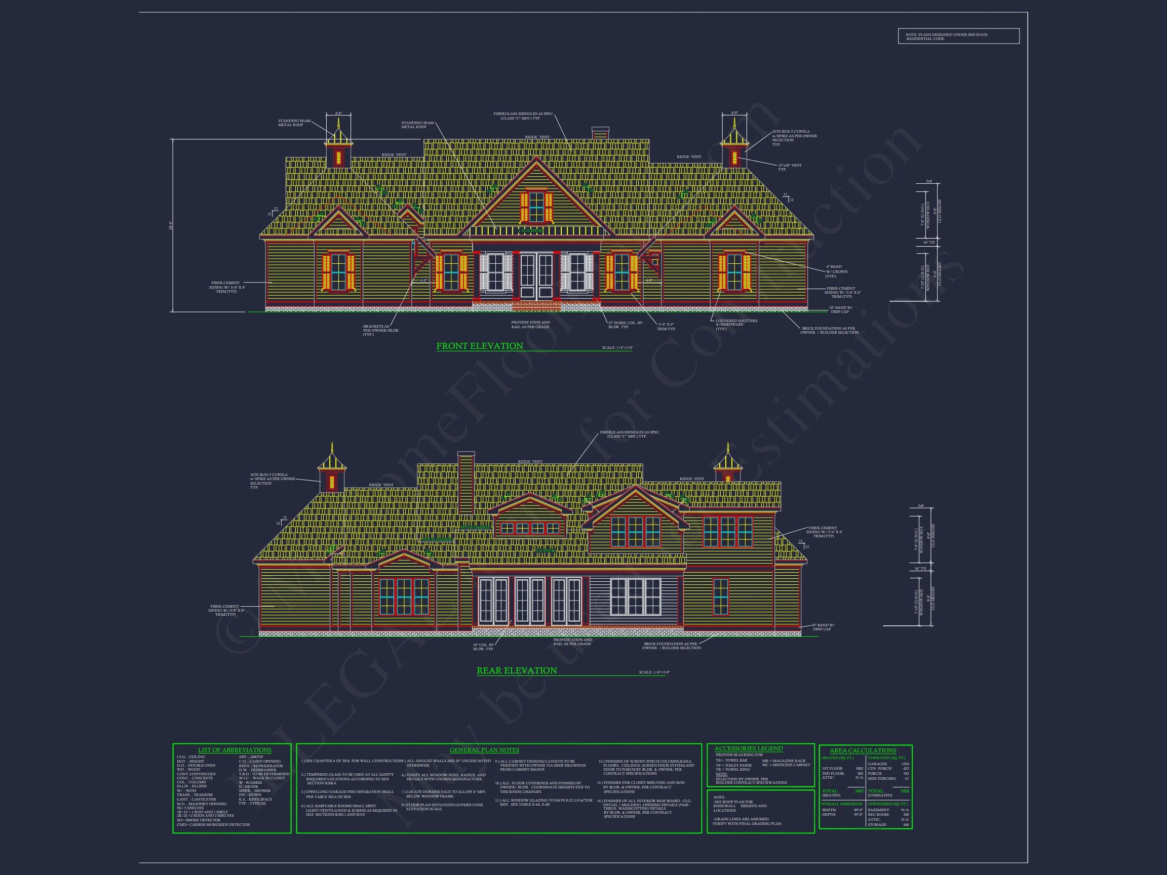 20-1001 HOUSE PLAN - Stunning House Plan with 2 Floors, CAD Blueprint & Designs 2 Stunning house Plan with 2 Floors, CAD Blueprint & Designs