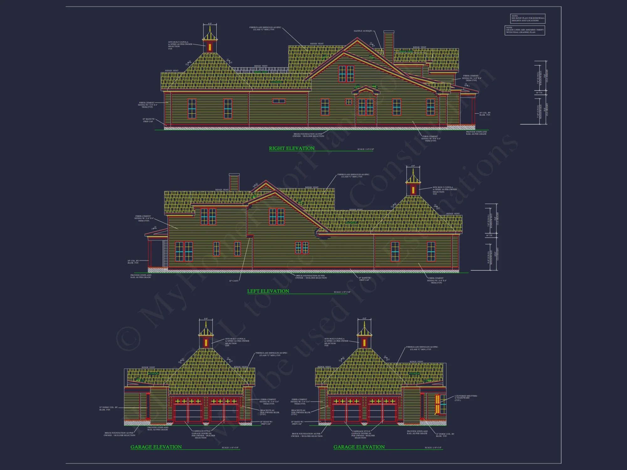 Stunning house Plan with 2 Floors, CAD Blueprint & Designs