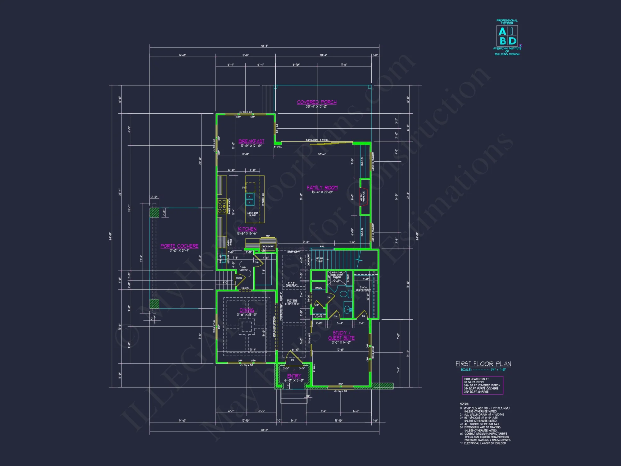 Stunning Modern Craftsman house Plan with CAD Designs