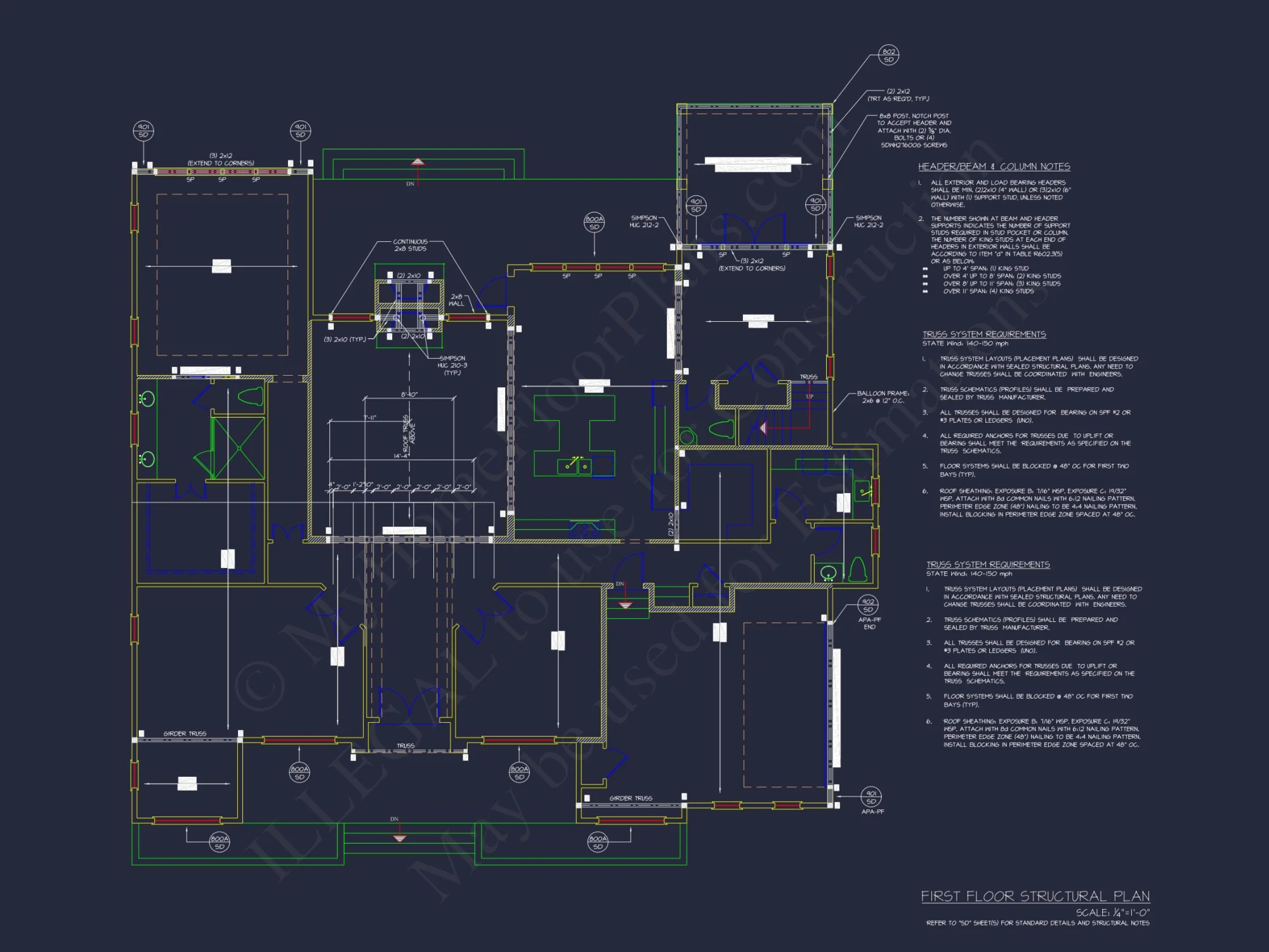 Stunning house Plan with Modern Floor Plan, CAD Designs, and Blueprints