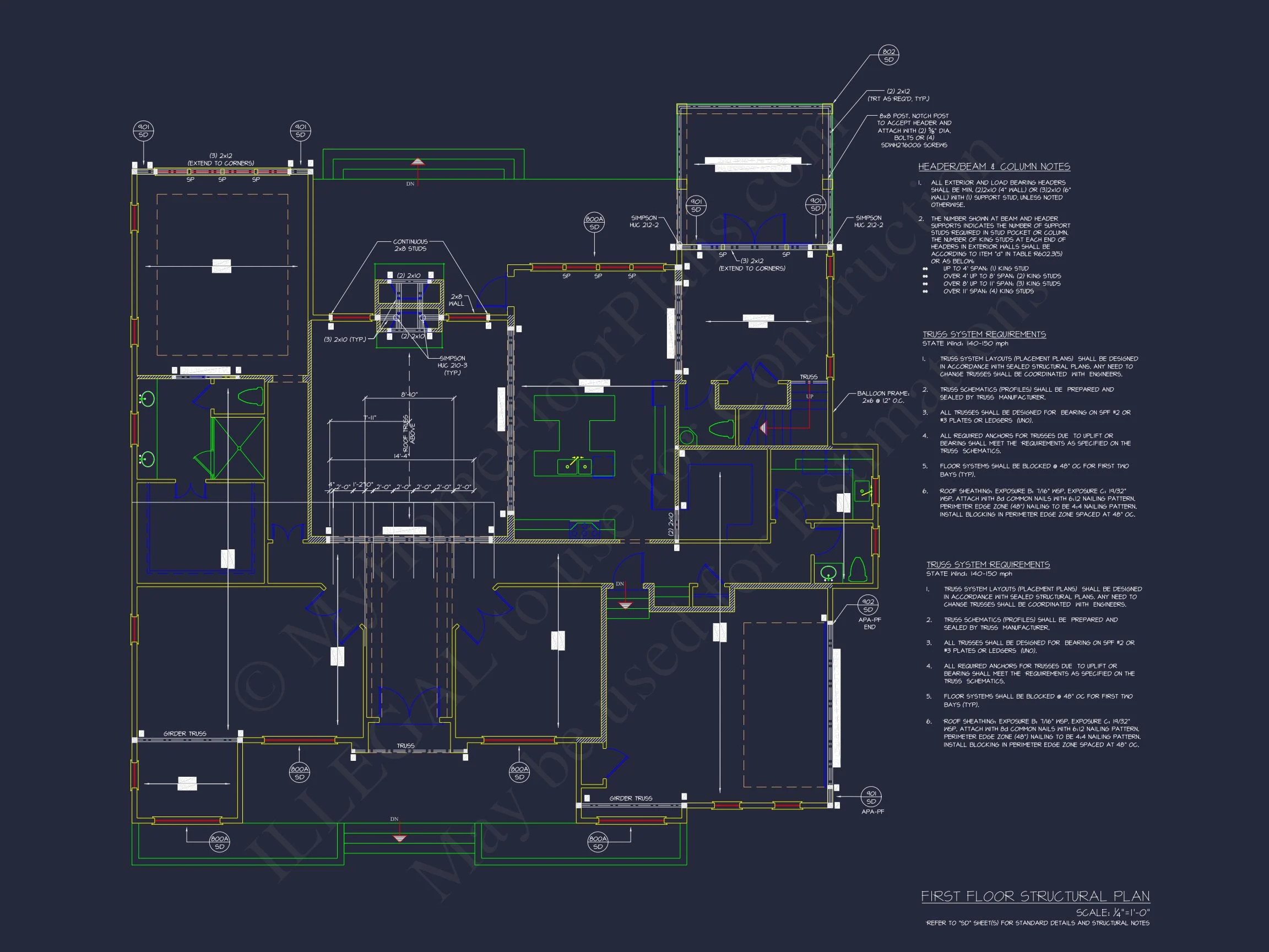 Stunning house Plan with Modern Floor Plan, CAD Designs, and Blueprints