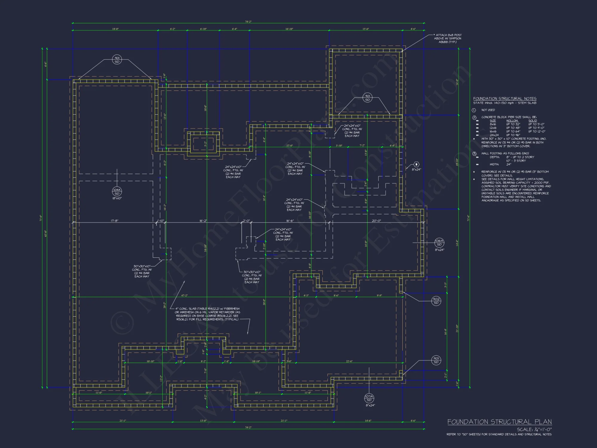 Stunning house Plan with Modern Floor Plan, CAD Designs, and Blueprints