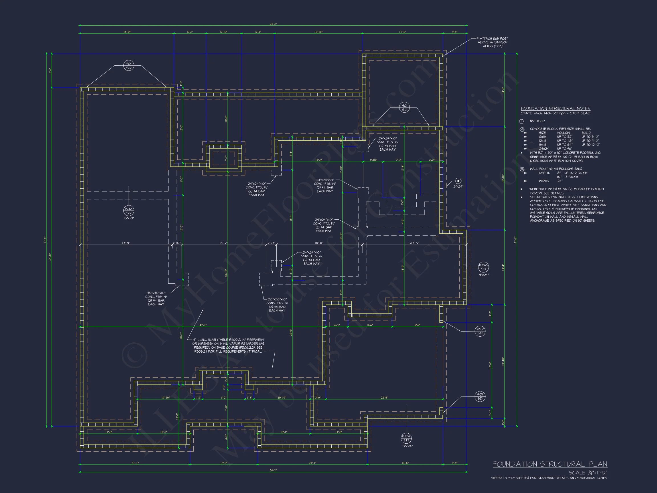 Stunning house Plan with Modern Floor Plan, CAD Designs, and Blueprints