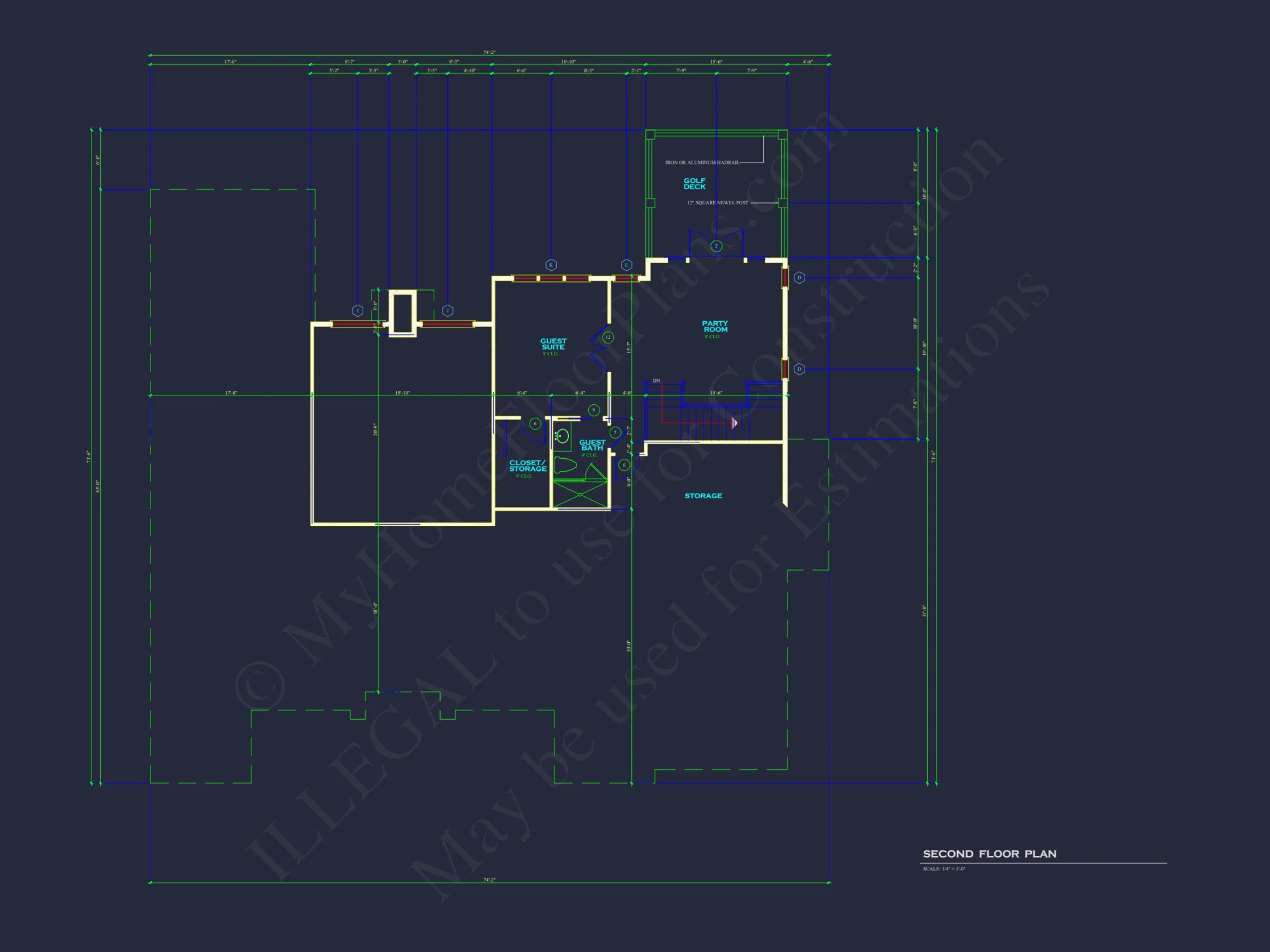 Stunning house Plan with Modern Floor Plan, CAD Designs, and Blueprints