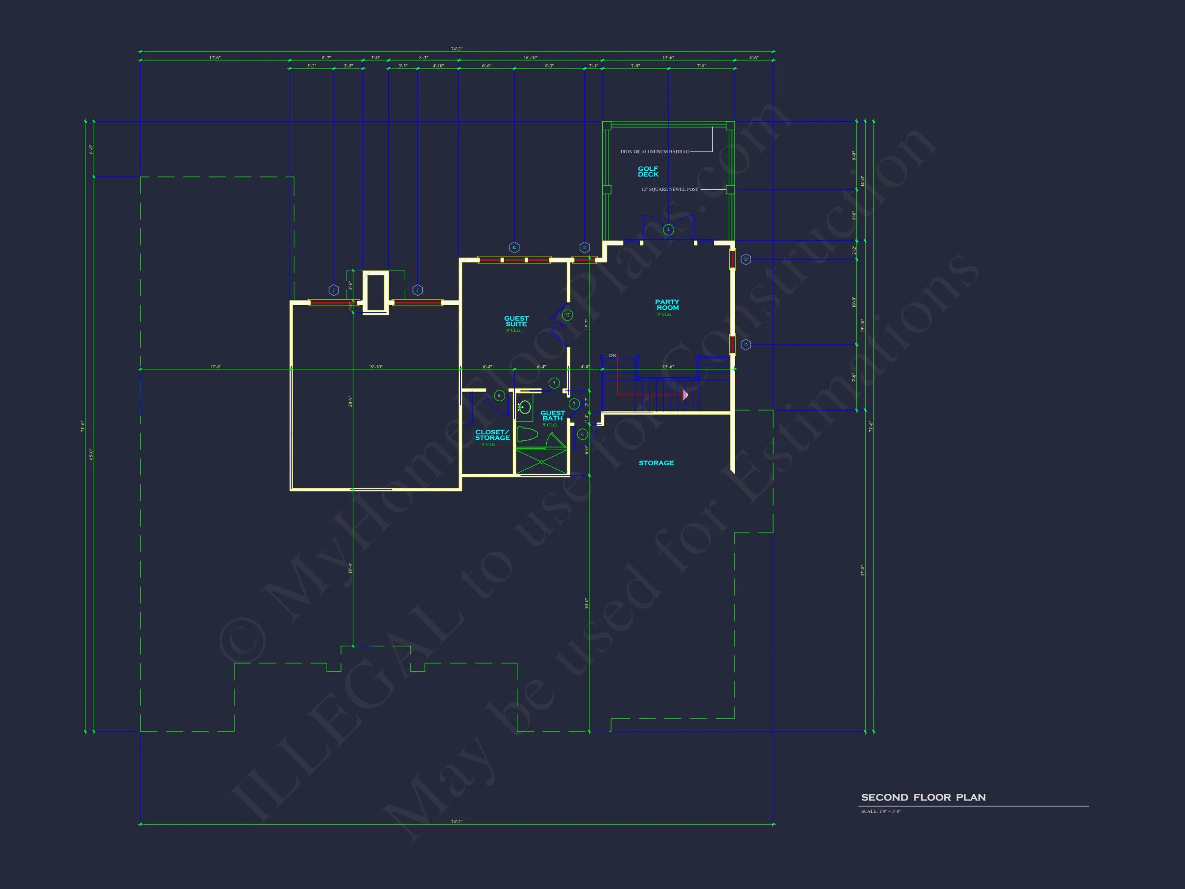 Stunning house Plan with Modern Floor Plan, CAD Designs, and Blueprints