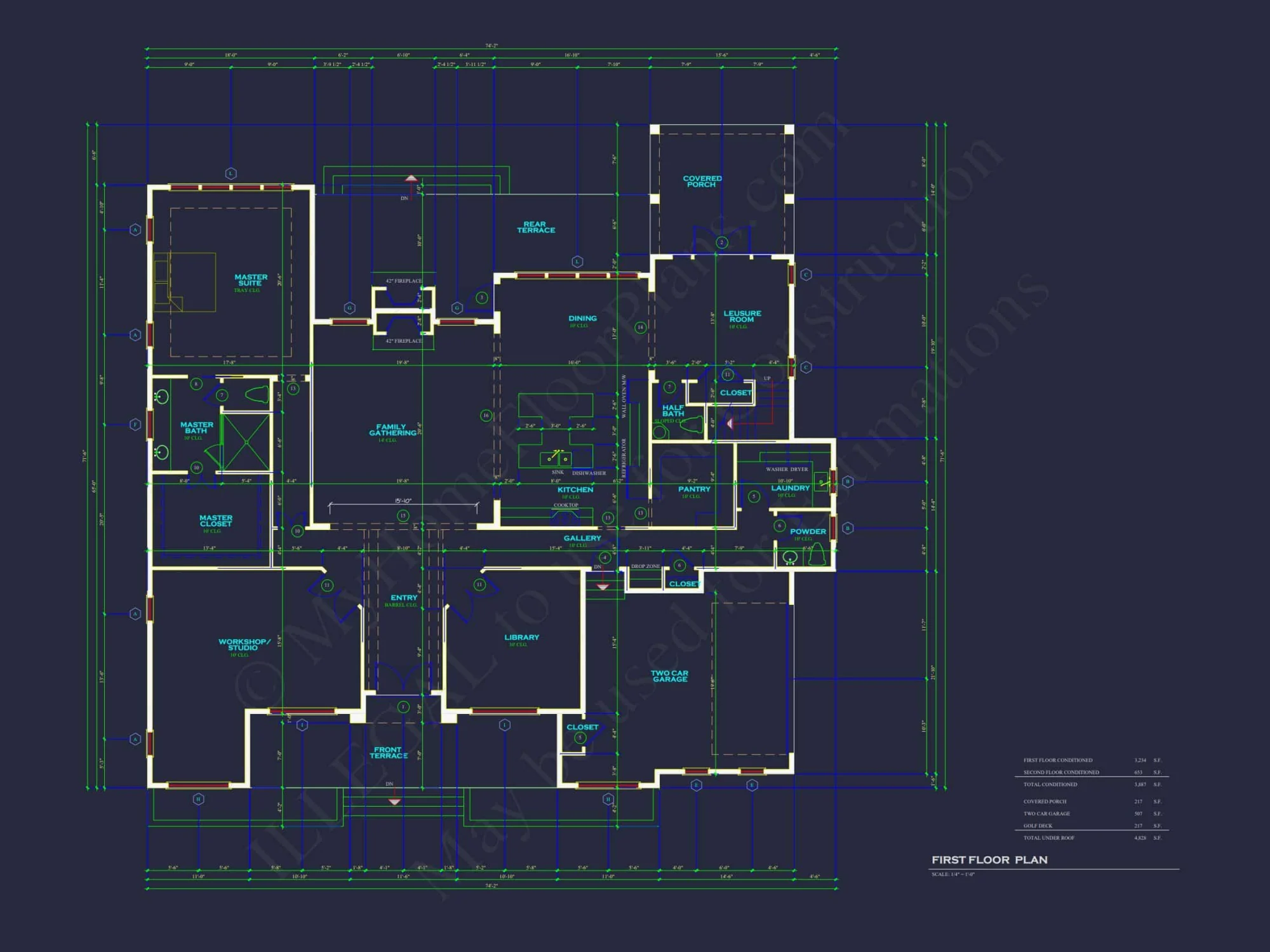 Stunning house Plan with Modern Floor Plan, CAD Designs, and Blueprints