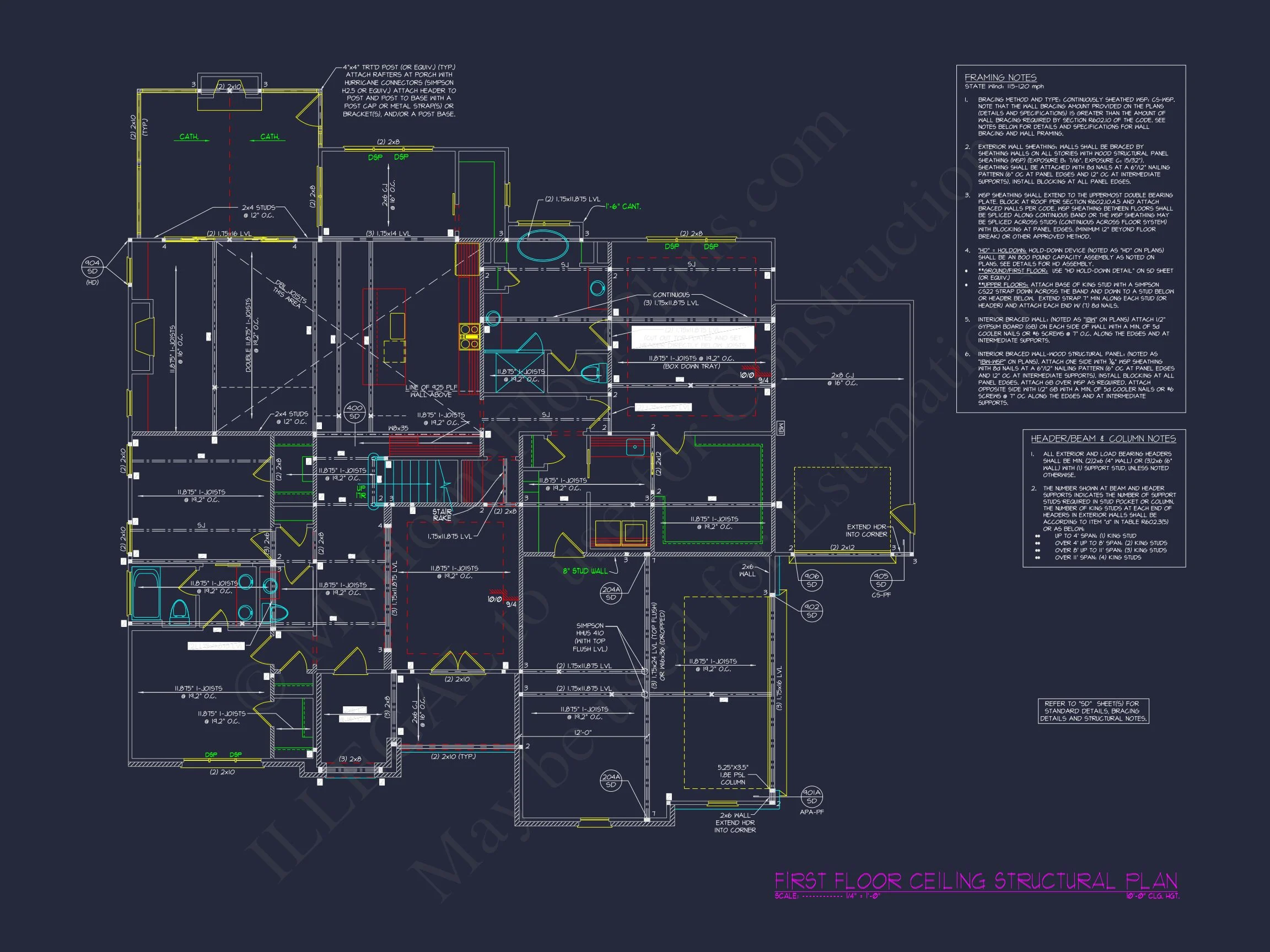 19-2468A HOUSE PLAN - Spacious 5-Bedroom House with a Modern Craftsman Design 13 Spacious 5-Bedroom house with a Modern Craftsman Design