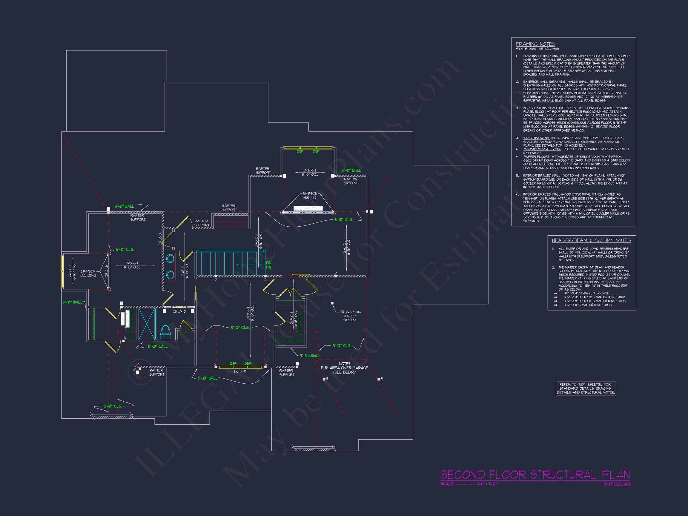 19-2468A HOUSE PLAN - Spacious 5-Bedroom House with a Modern Craftsman Design 14 Spacious 5-Bedroom house with a Modern Craftsman Design