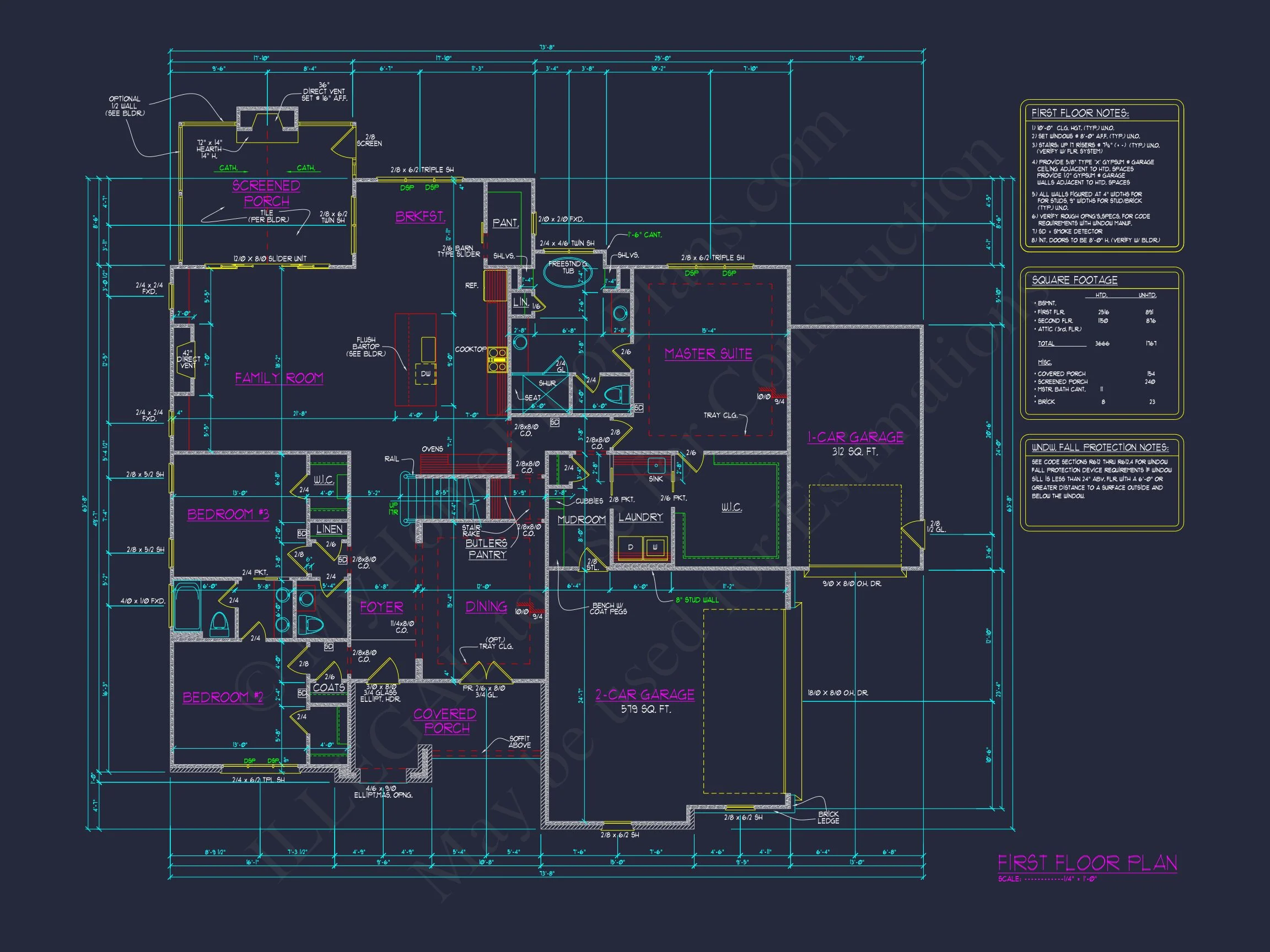 19-2468A HOUSE PLAN - Spacious 5-Bedroom House with a Modern Craftsman Design 10 Spacious 5-Bedroom house with a Modern Craftsman Design