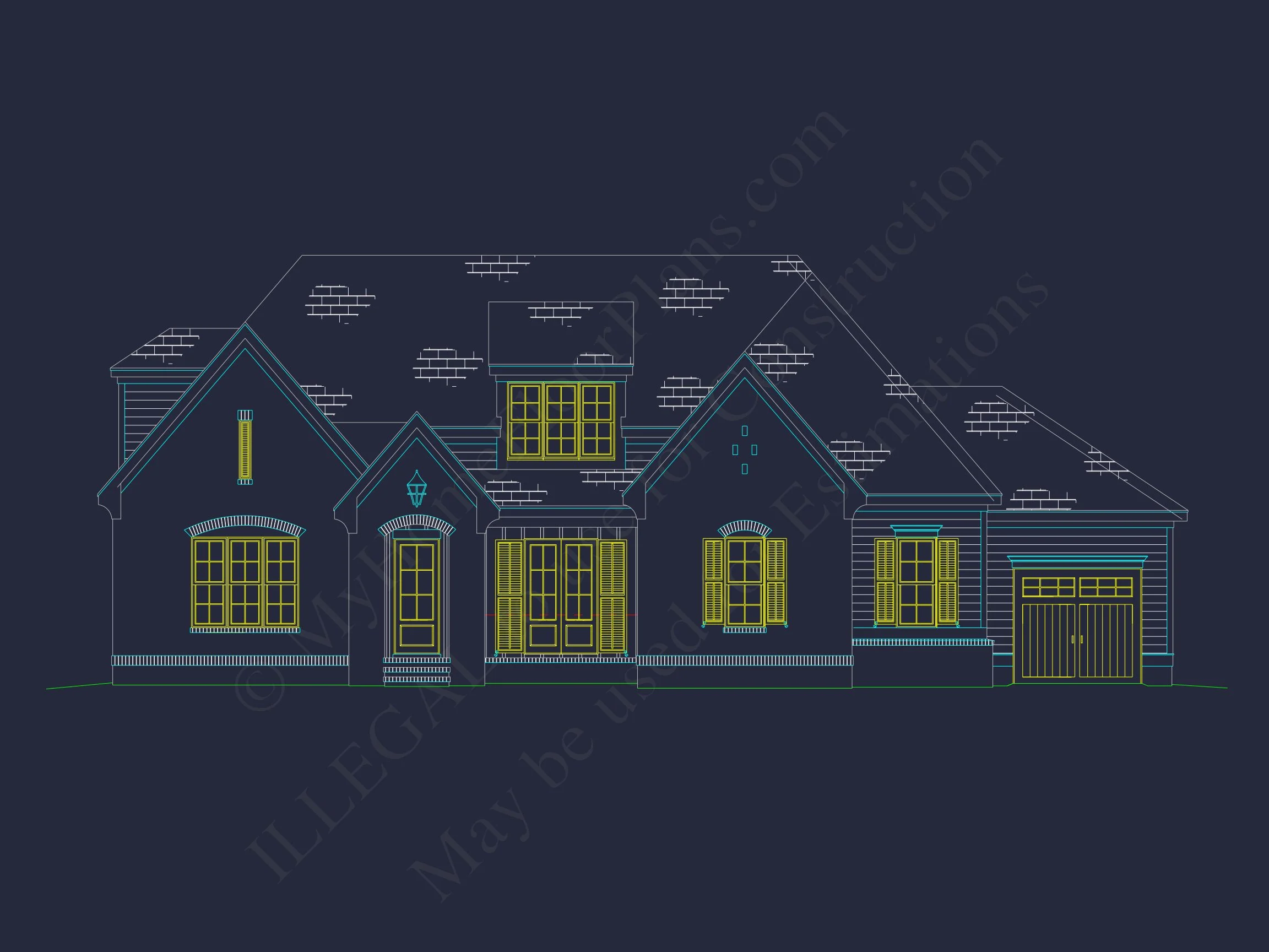 19-2468A HOUSE PLAN - Spacious 5-Bedroom House with a Modern Craftsman Design 5 Spacious 5-Bedroom house with a Modern Craftsman Design
