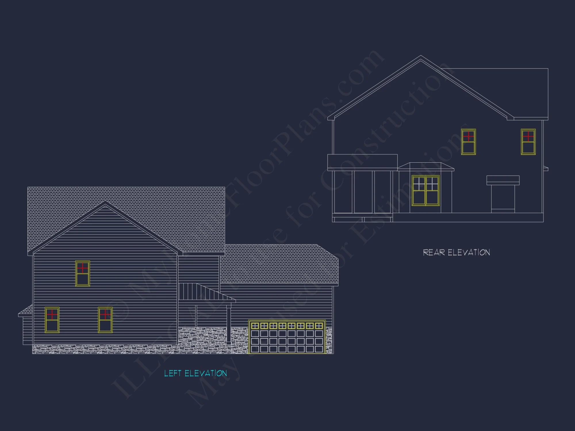 Stylish house Plan with 3 Floors and CAD-Ready Designs