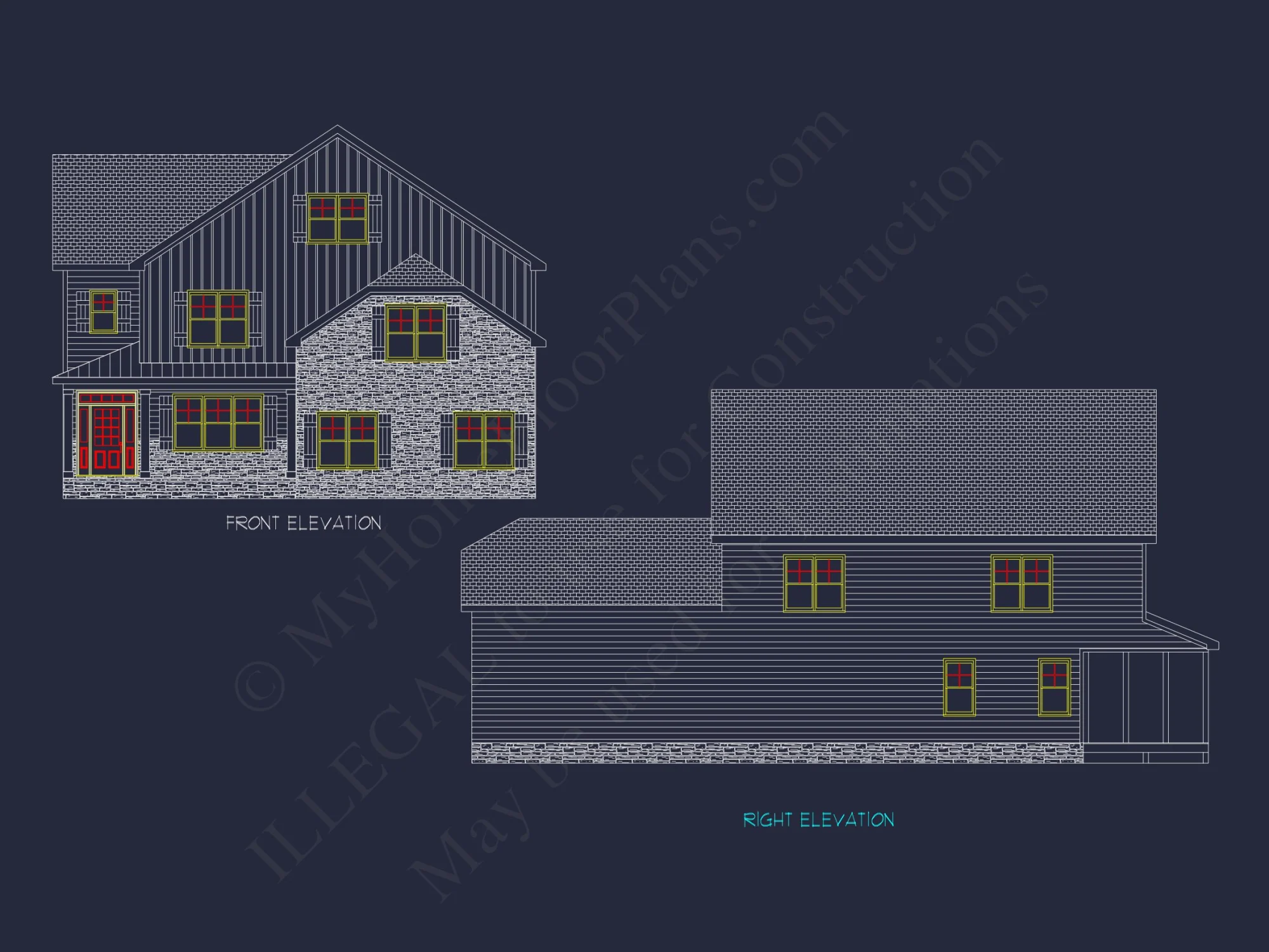 Stylish house Plan with 3 Floors and CAD-Ready Designs