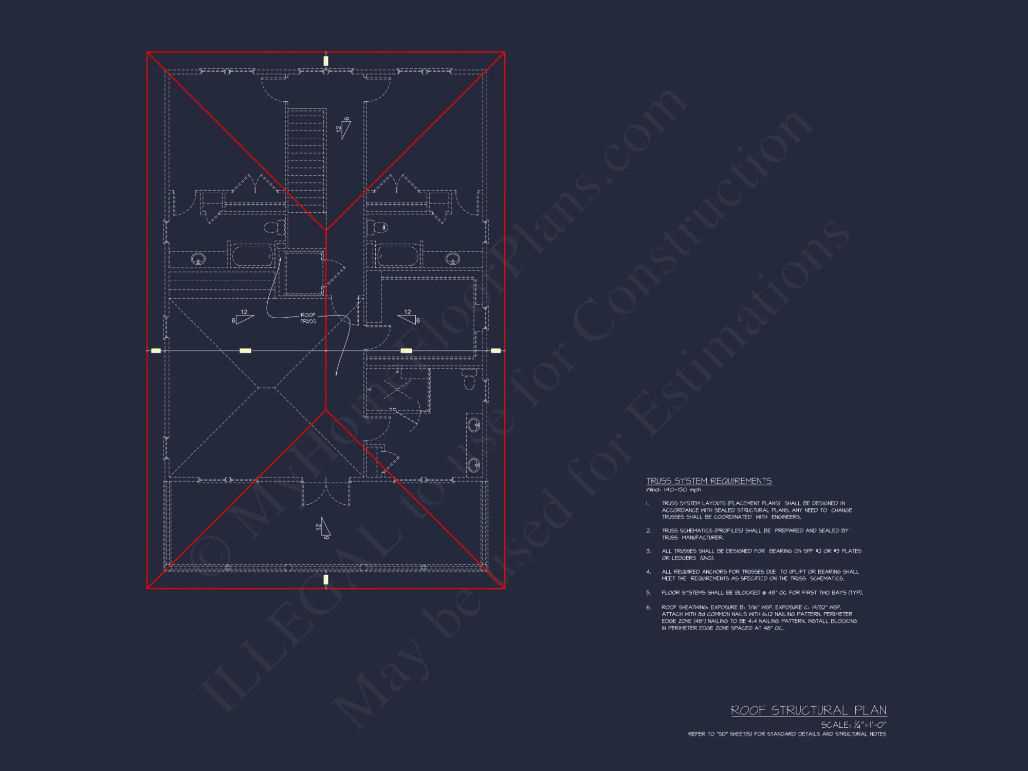 Luxury Beach house Plan with 4 Bedrooms, 3 Stories, CAD Designs
