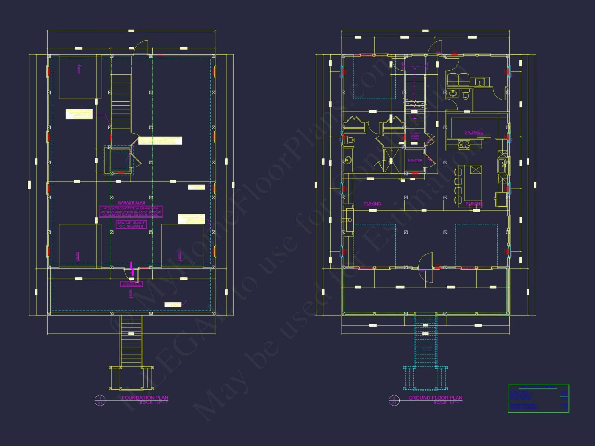 Luxury Beach house Plan with 4 Bedrooms, 3 Stories, CAD Designs