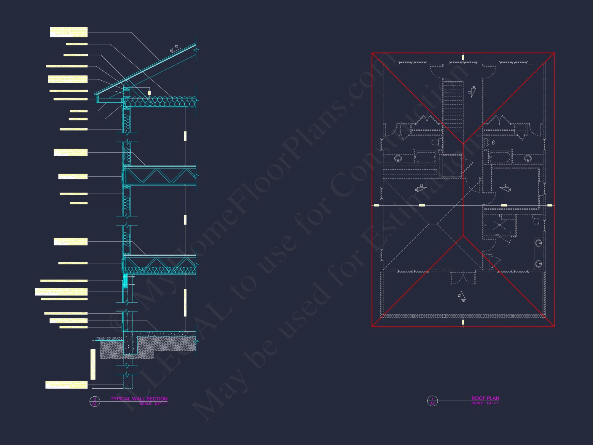 Luxury Beach house Plan with 4 Bedrooms, 3 Stories, CAD Designs
