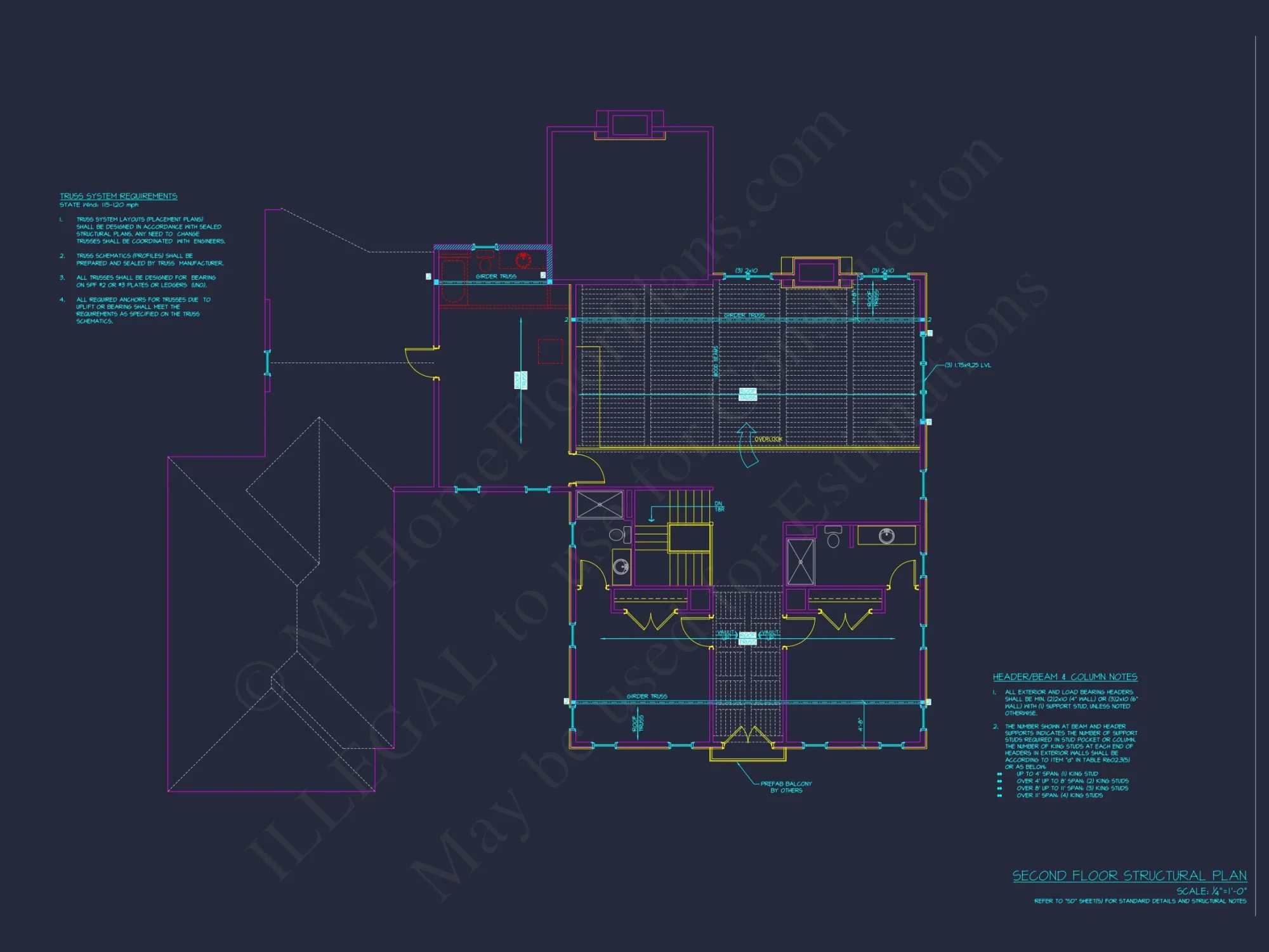 Elegant house Plan: Detailed Blueprint with CAD Architecture Designs