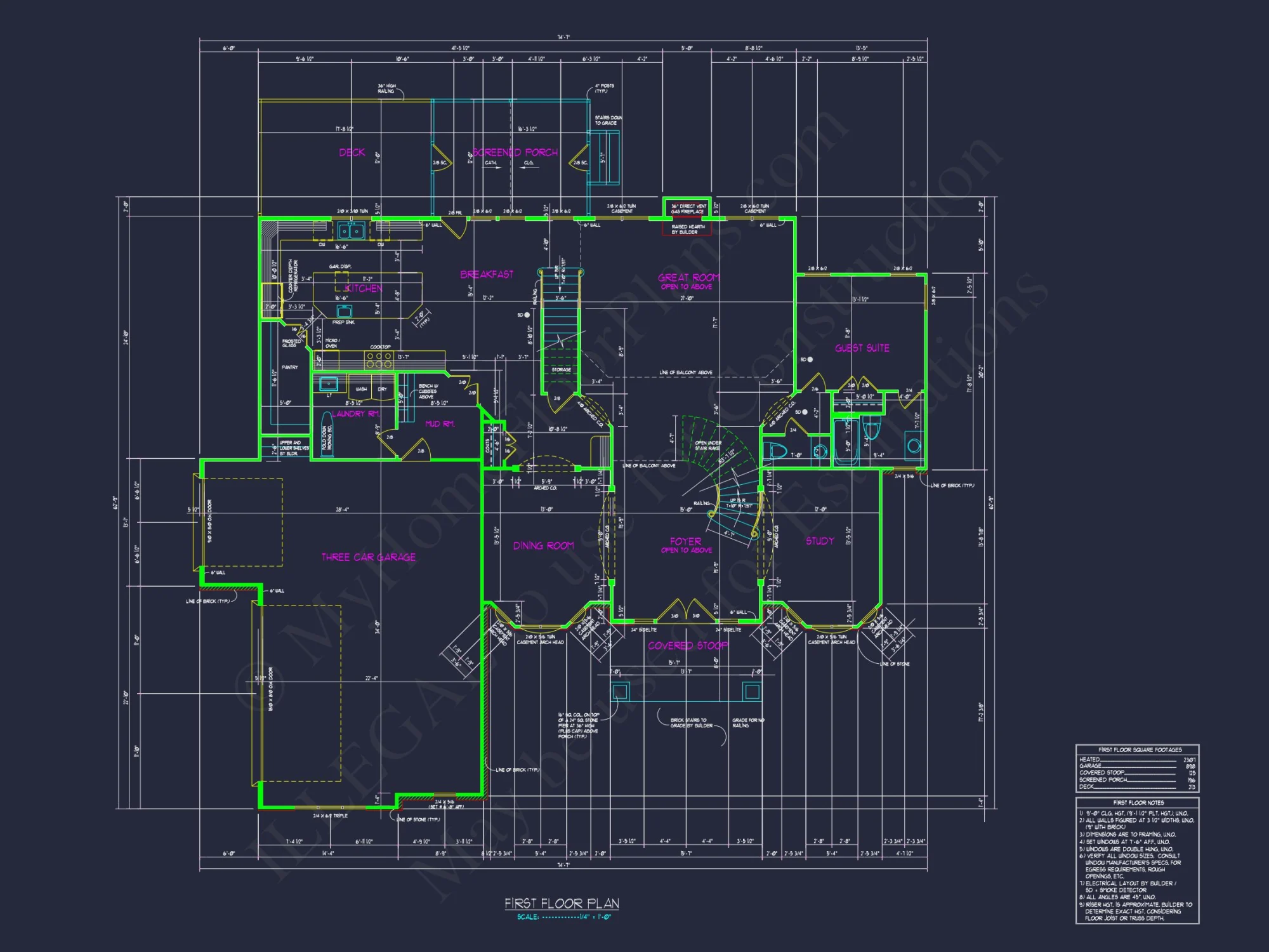 Stunning house Plan with 2 Floors, CAD-Ready Designs Available