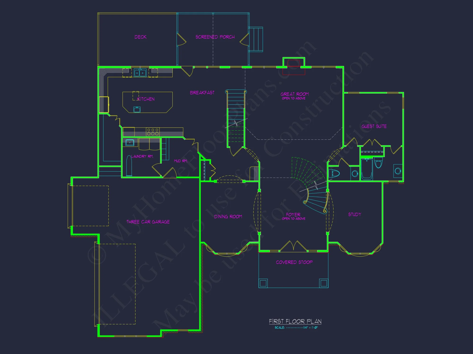 Stunning house Plan with 2 Floors, CAD-Ready Designs Available