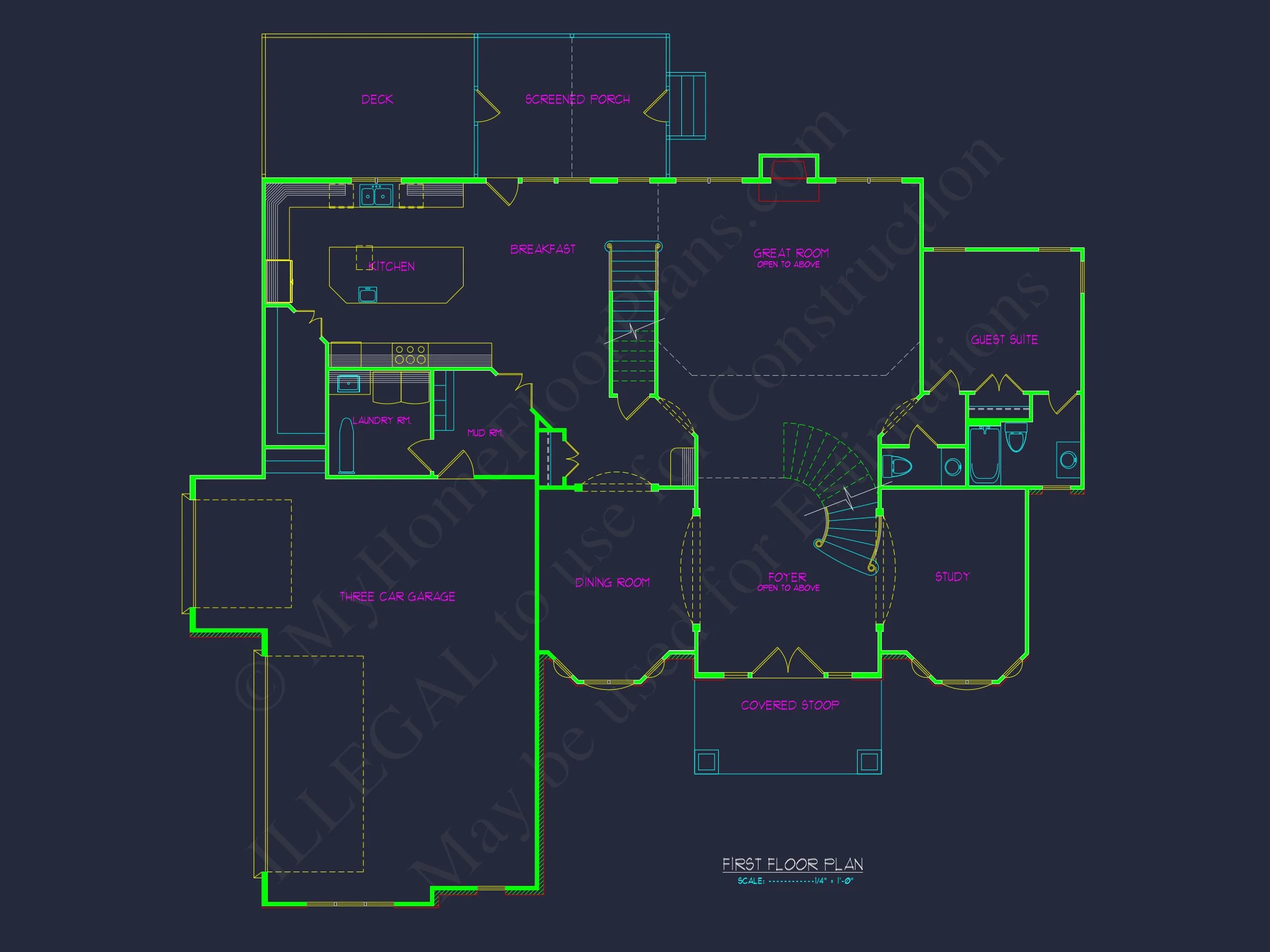 19-2214 HOUSE PLAN - Stunning House Plan with 2 Floors, CAD-Ready Designs Available 4 Stunning house Plan with 2 Floors, CAD-Ready Designs Available